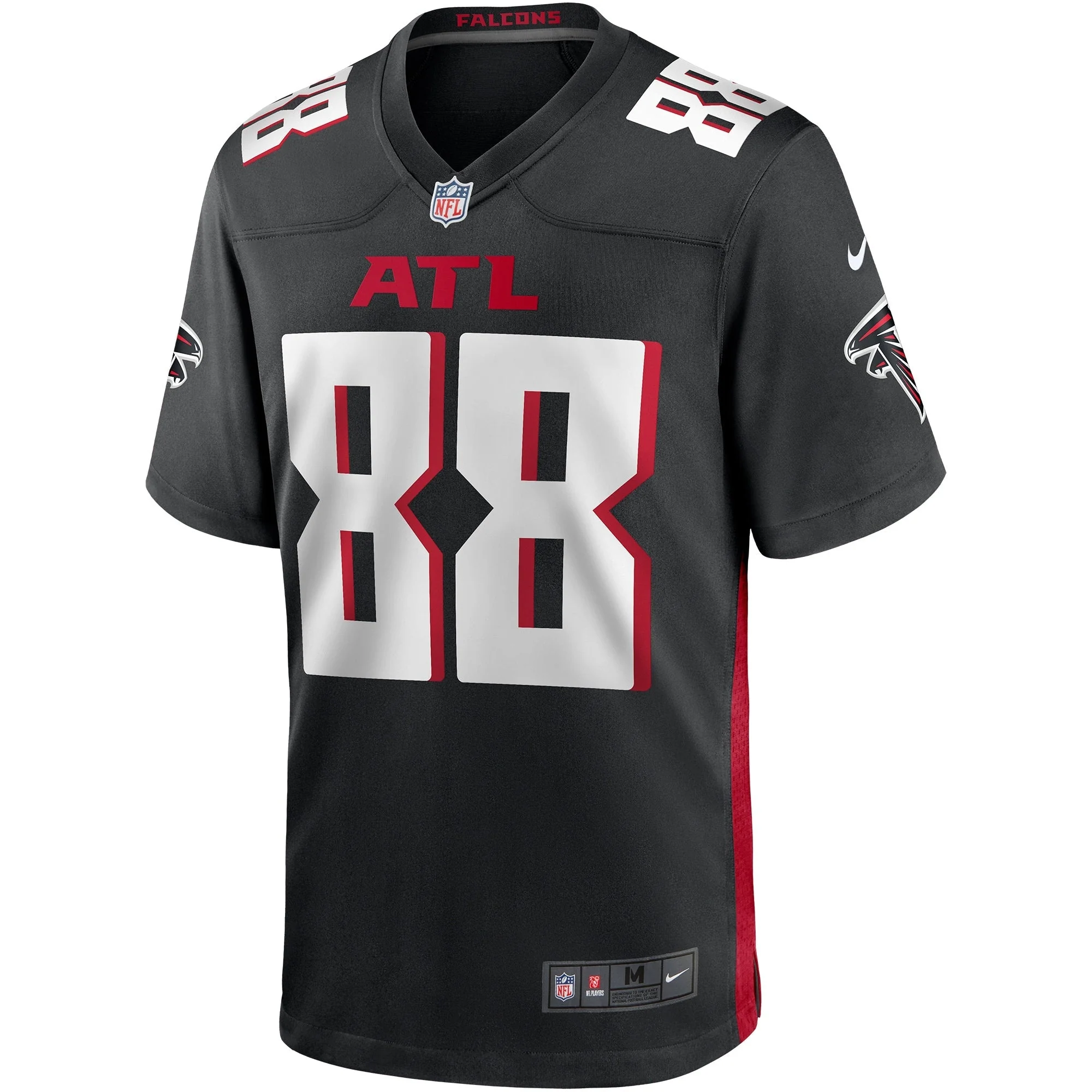Tony Gonzalez Atlanta Falcons Nike Game Retired   Jersey - Black