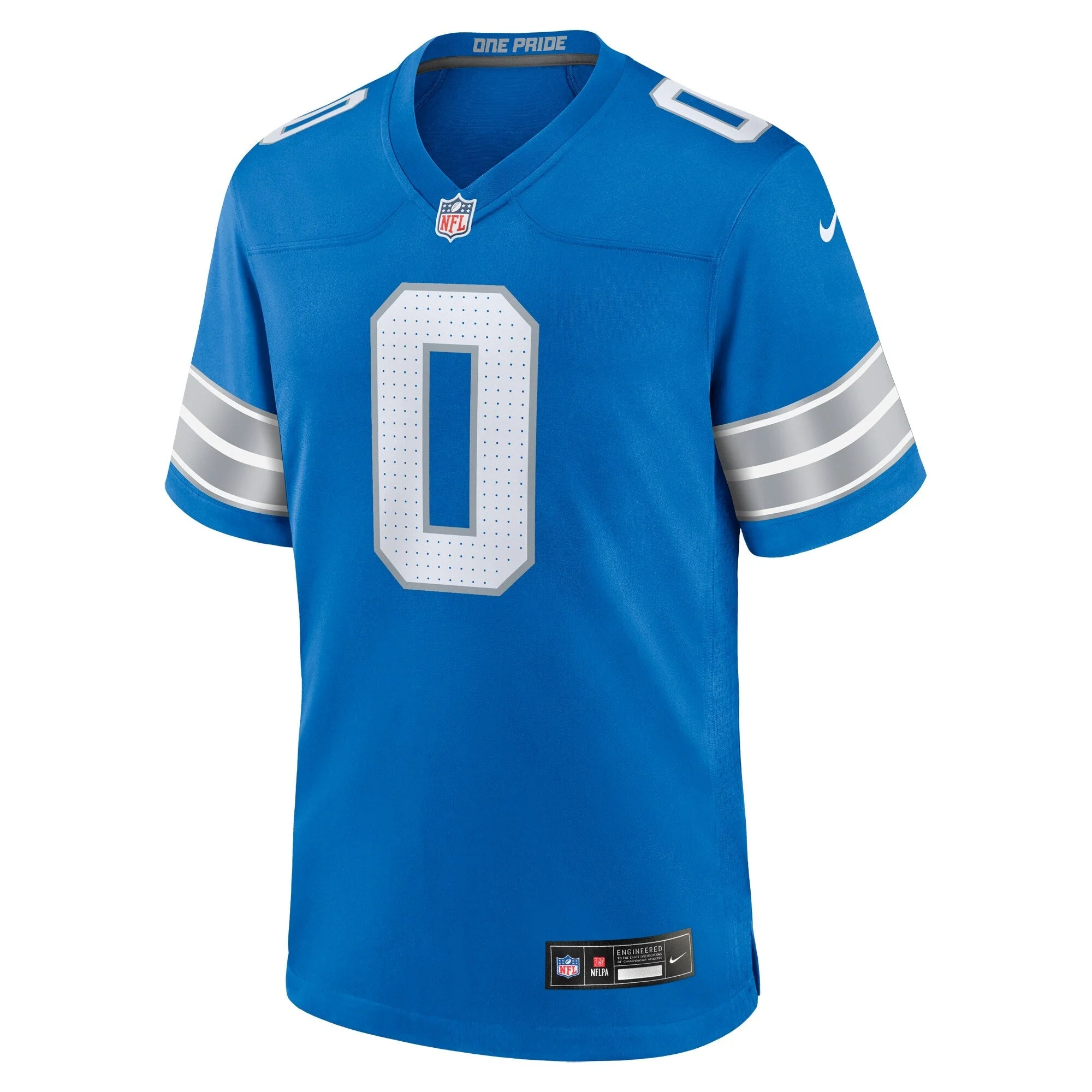 Terrion Arnold Detroit Lions Nike    Game Jersey - Blue