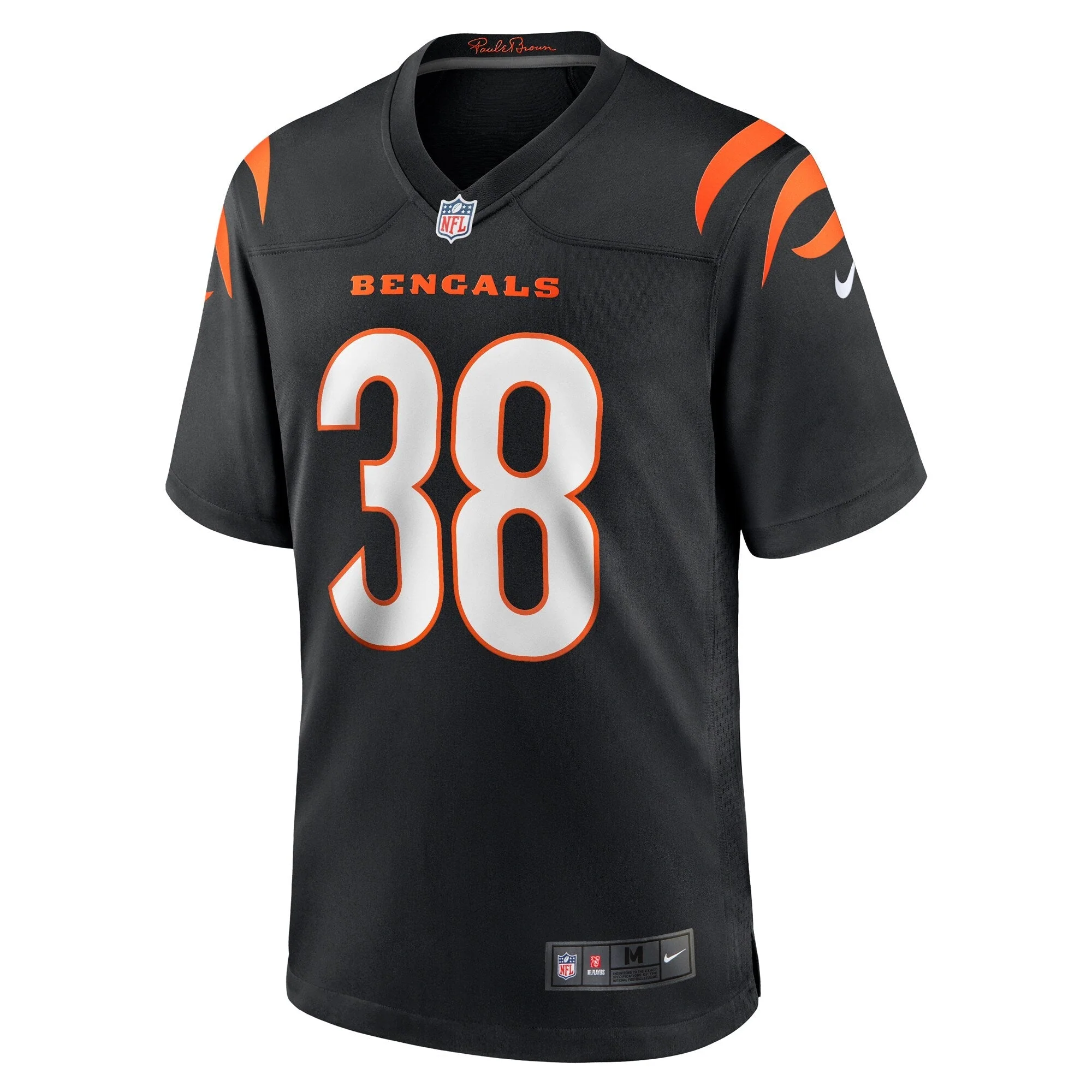 DJ Ivey Cincinnati Bengals Nike Team Game Jersey -  Black