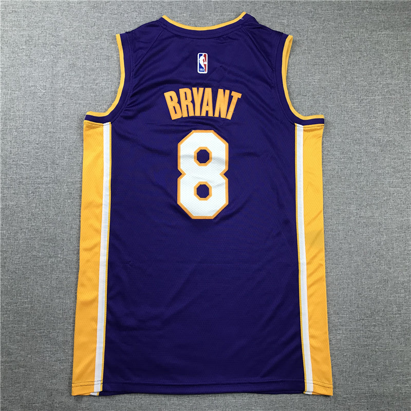 Los Angeles Lakers #8 Kobe Bryant Retired Purple Jersey