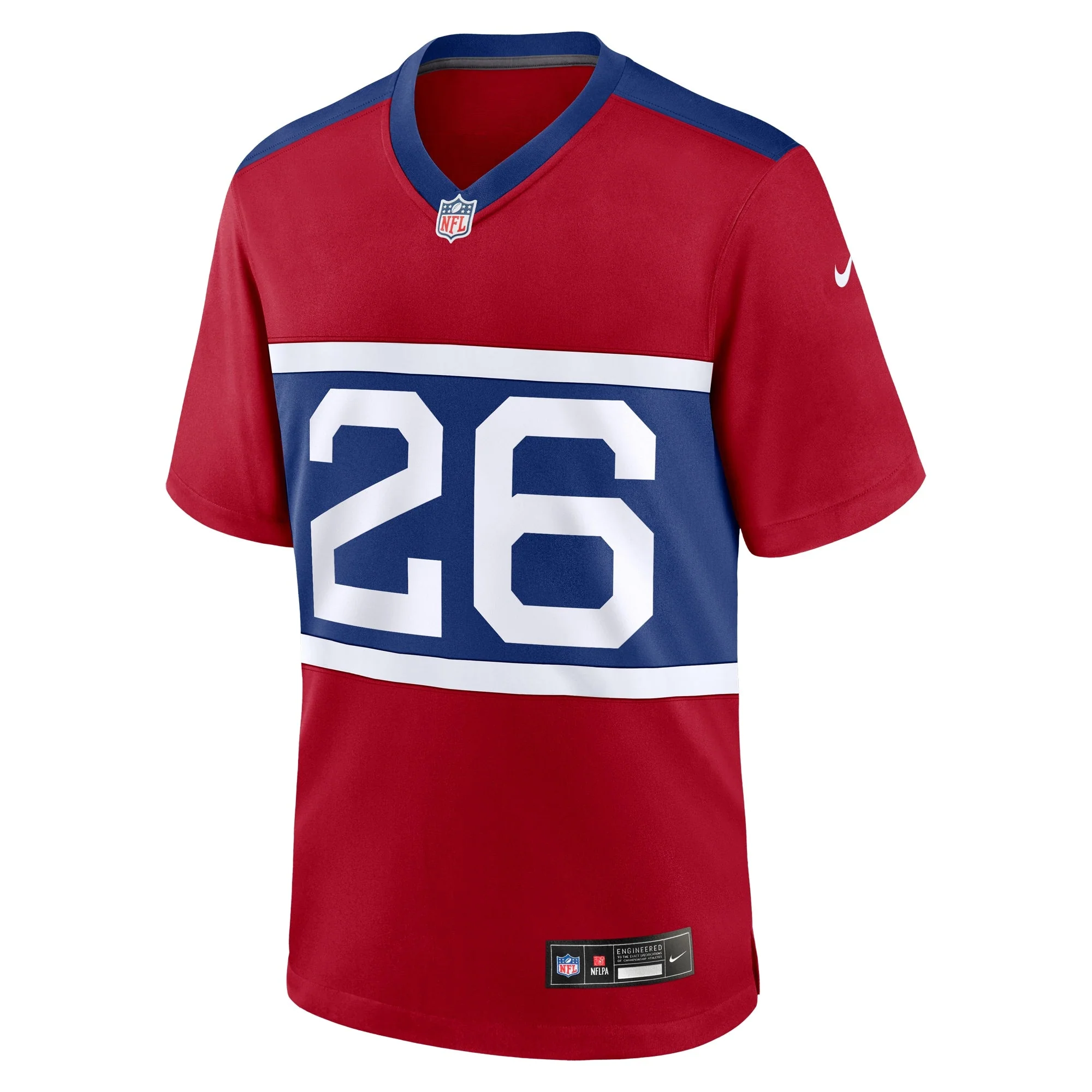 Devin Singletary New York Giants Nike Alternate   Game Jersey - Century Red