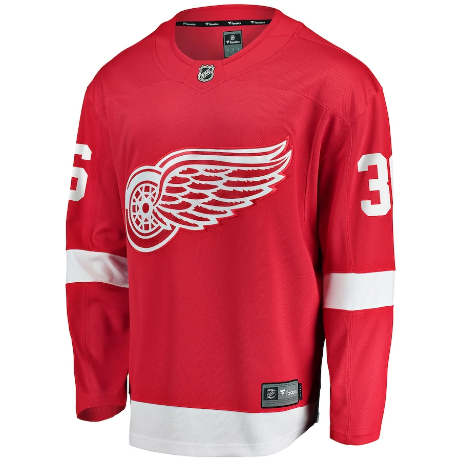 Christian Fischer Detroit Red Wings   Home Breakaway Jersey - Red