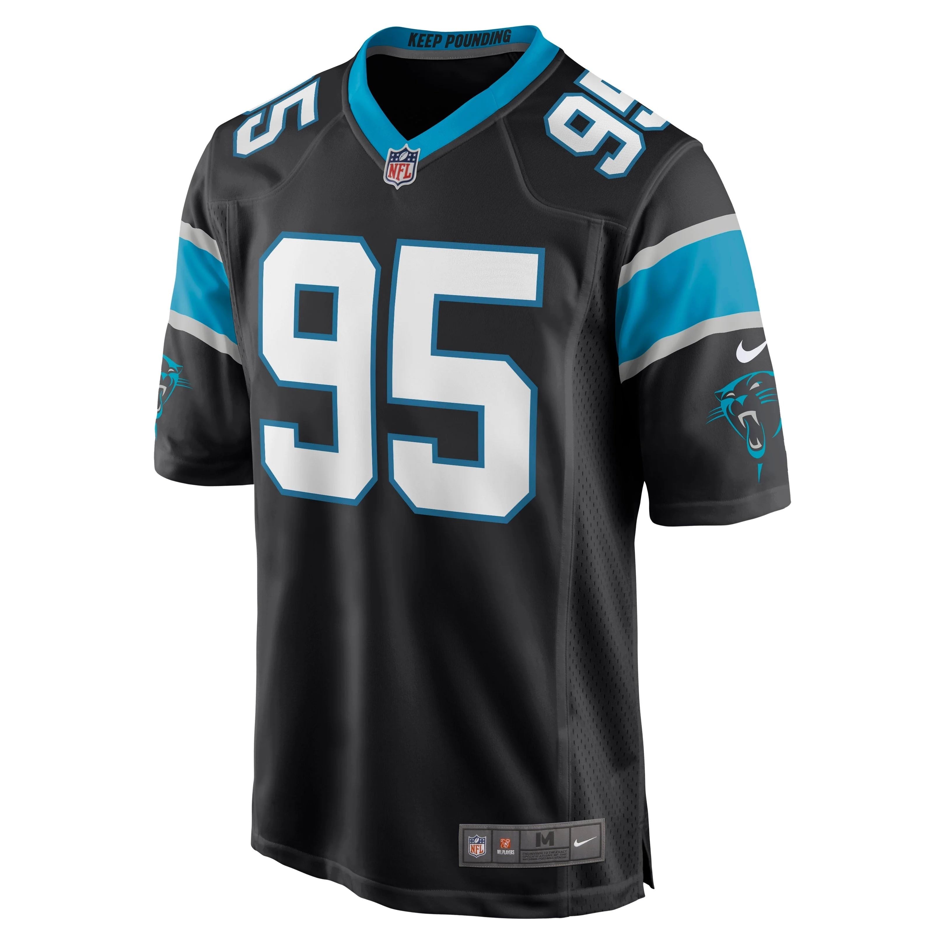 Derrick Brown Carolina Panthers Nike   Game Jersey - Black