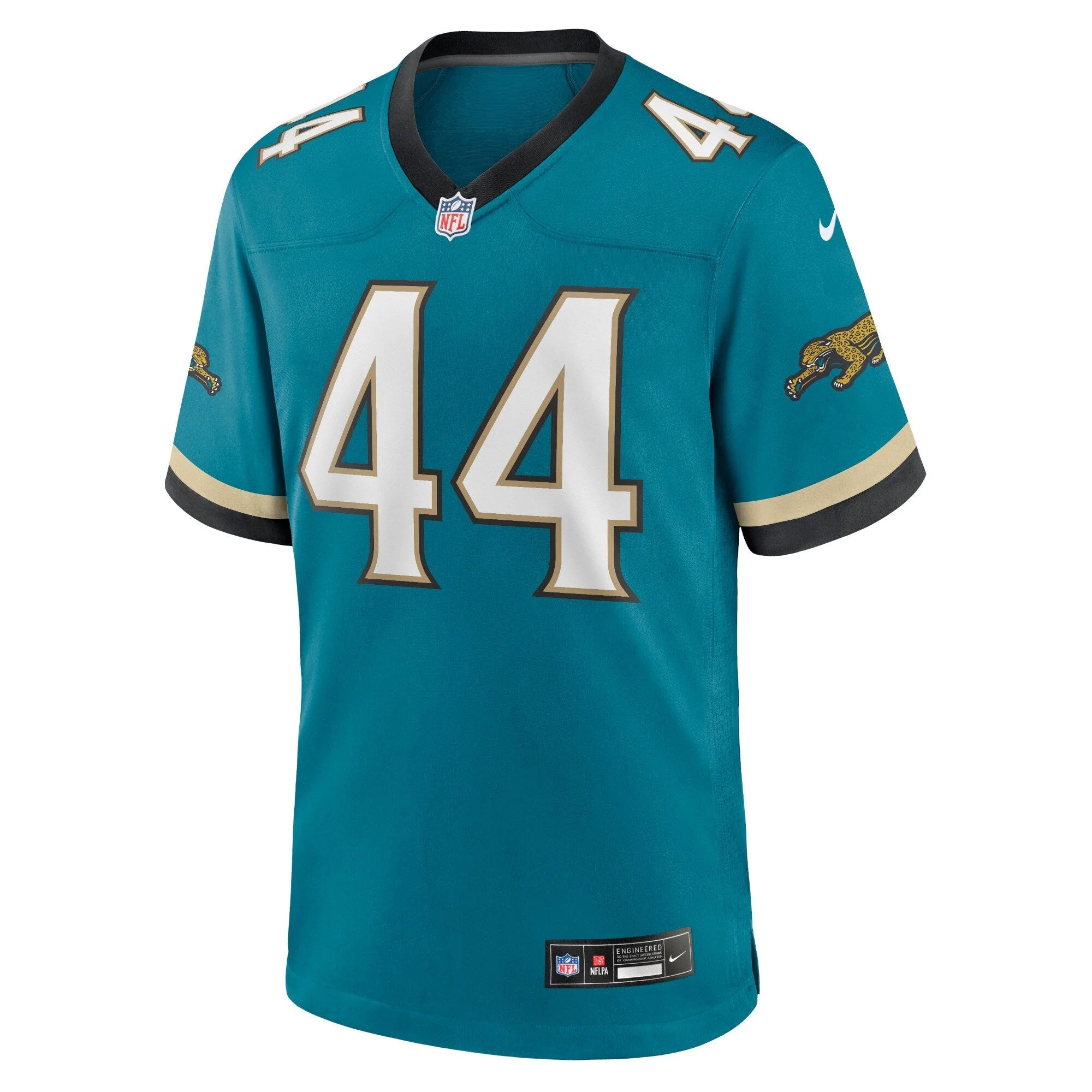 Travon Walker Jacksonville Jaguars Nike Prowler Throwback   Game Jersey - Teal