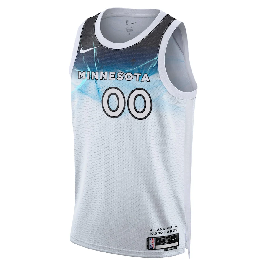 Unisex Minnesota Timberwolves White 2024/25 Custom Swingman Jersey - City Edition