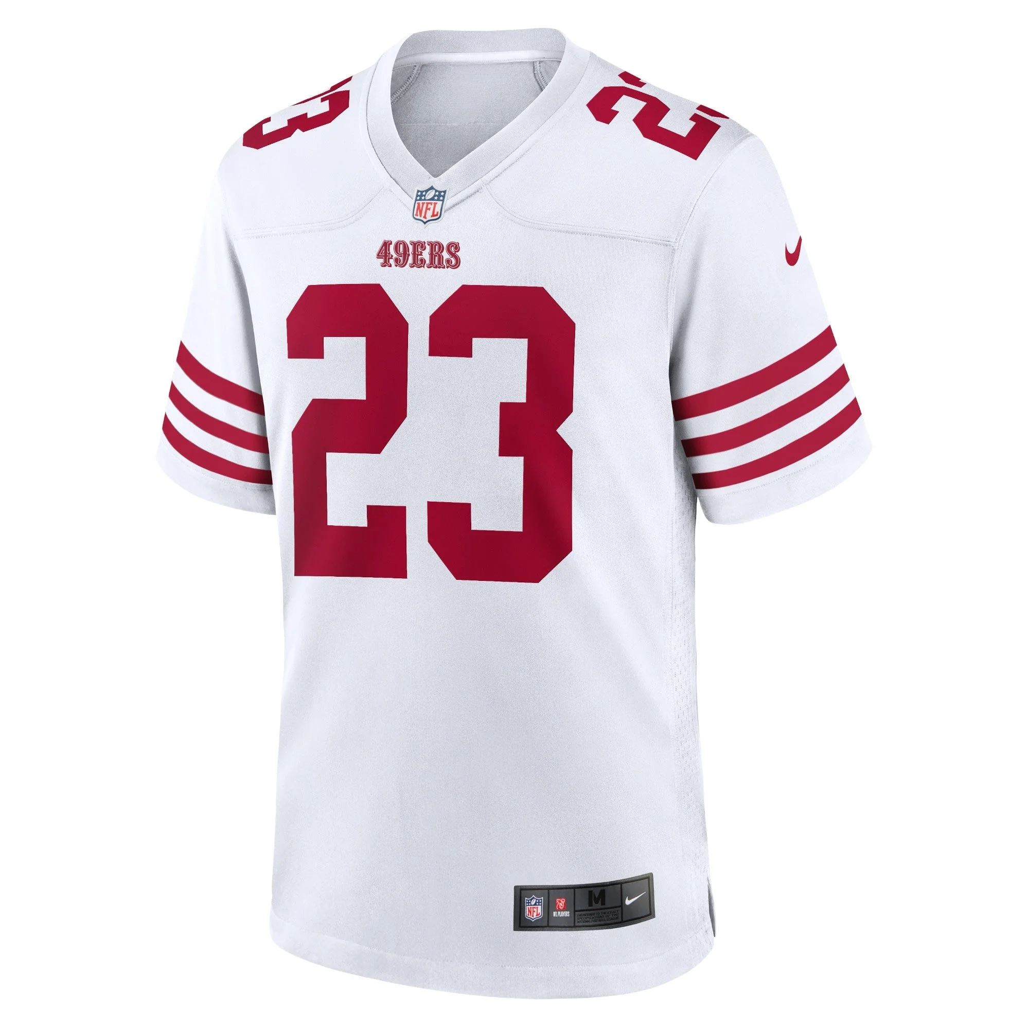 Christian McCaffrey San Francisco 49ers Nike Game   Jersey - White