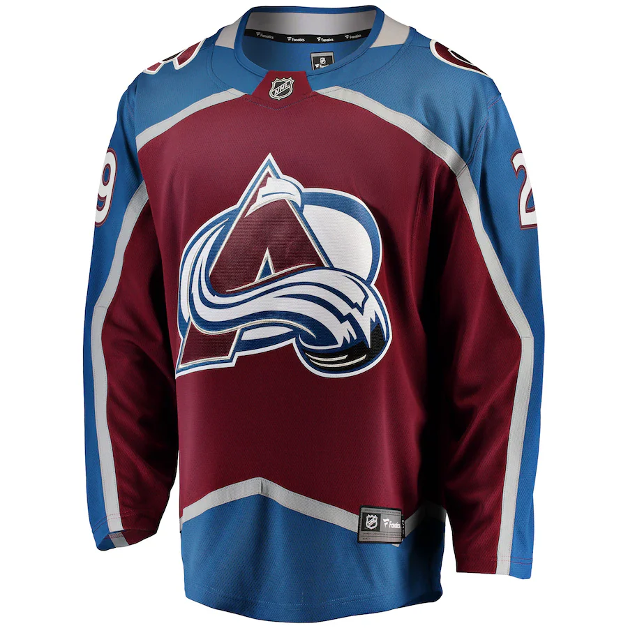 Nathan MacKinnon Colorado Avalanche   Breakaway  Jersey - Burgundy
