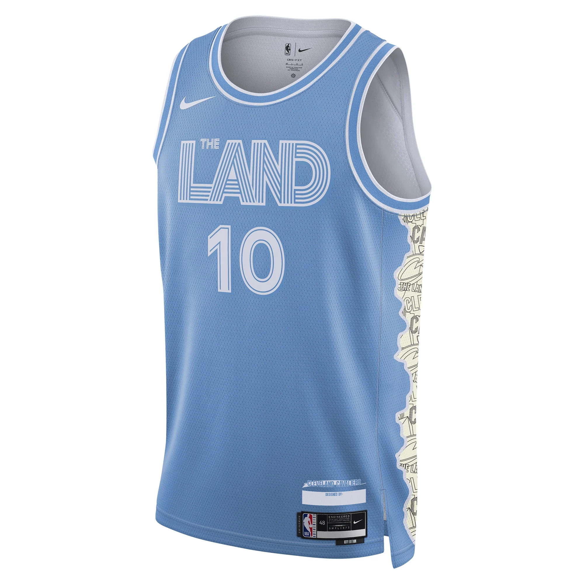 Unisex Cleveland Cavaliers Darius Garland  Light Blue 2024/25 Swingman Jersey - City Edition