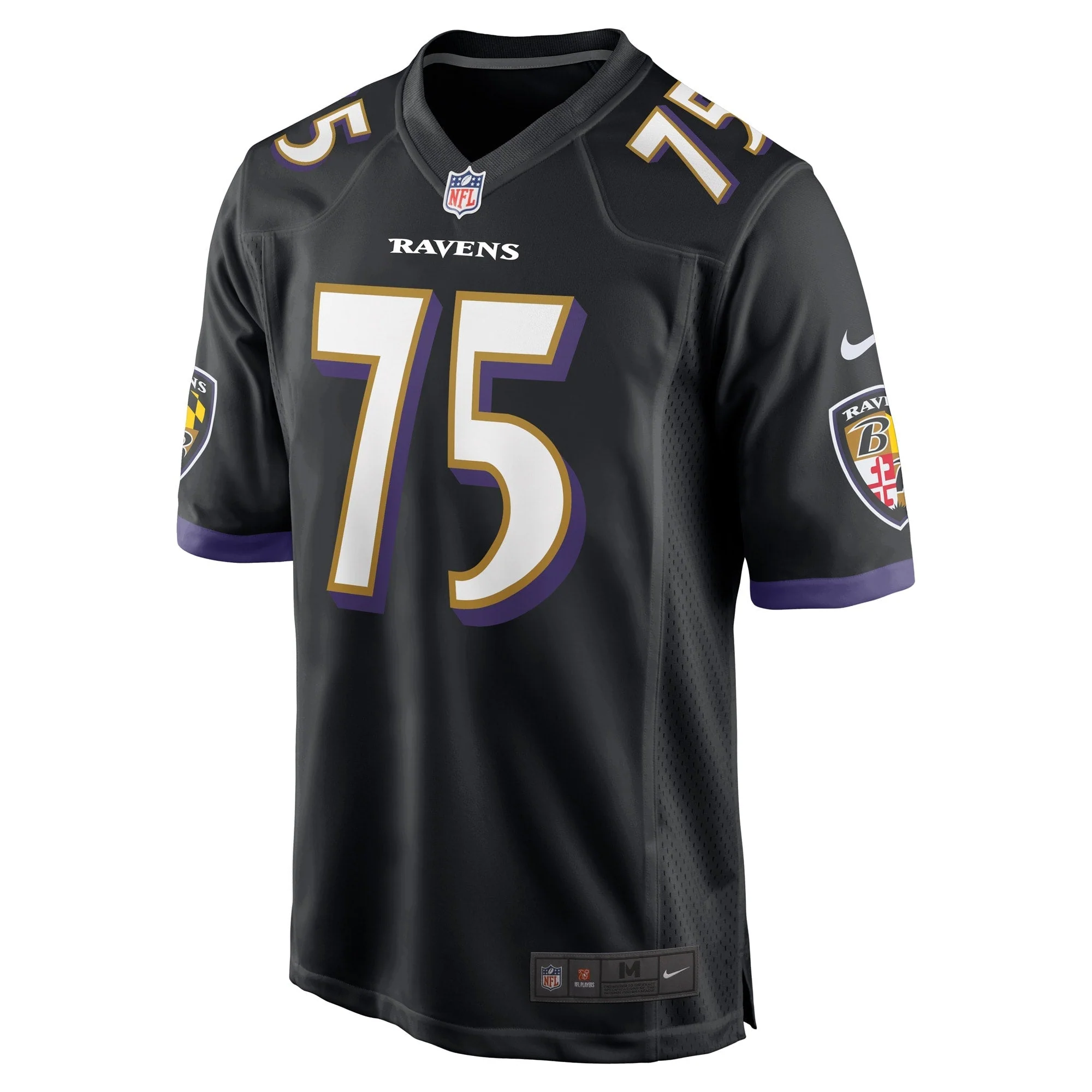 Jonathan Ogden Baltimore Ravens Nike Retired   Jersey - Black