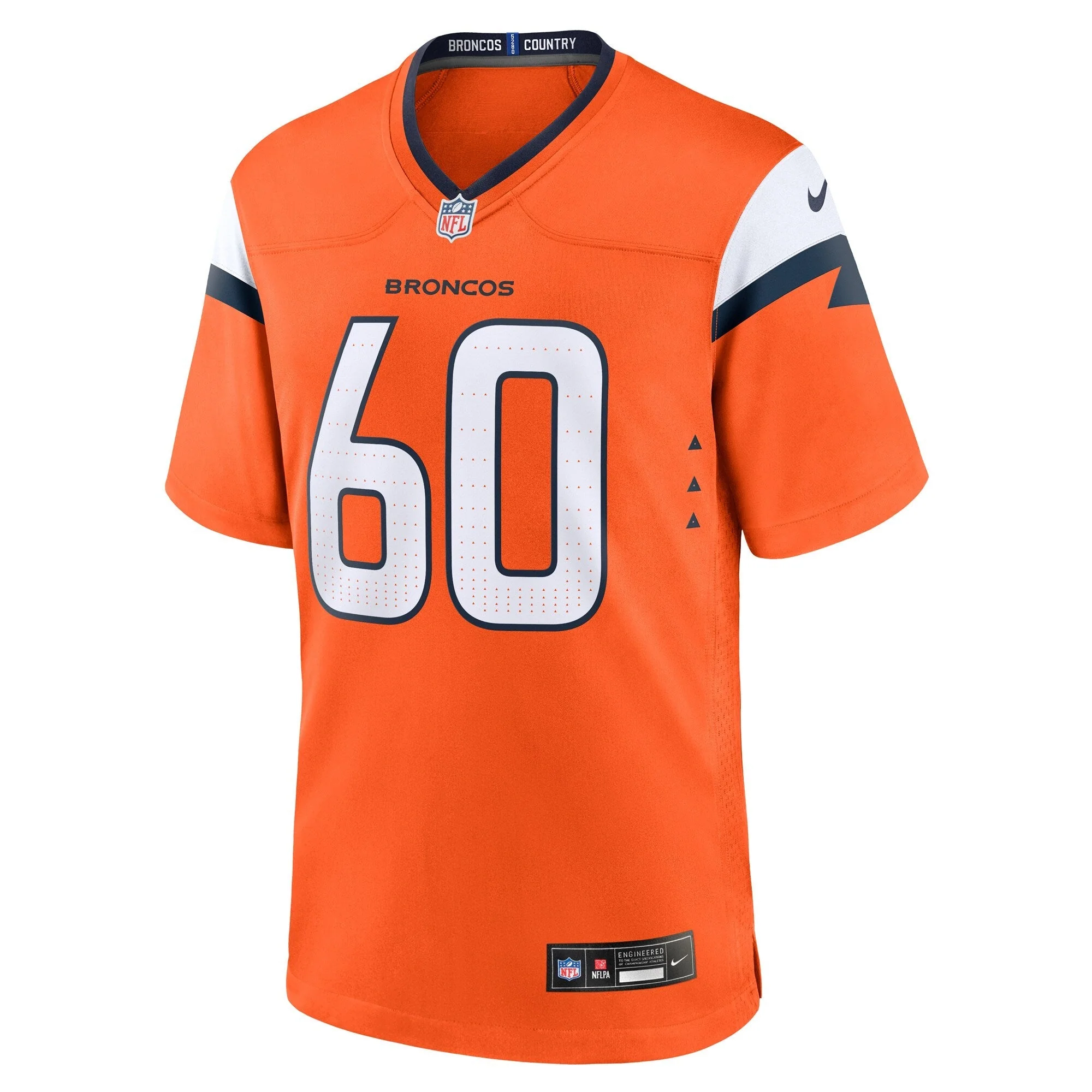 Luke Wattenberg Denver Broncos Nike Team Game Jersey -  Orange