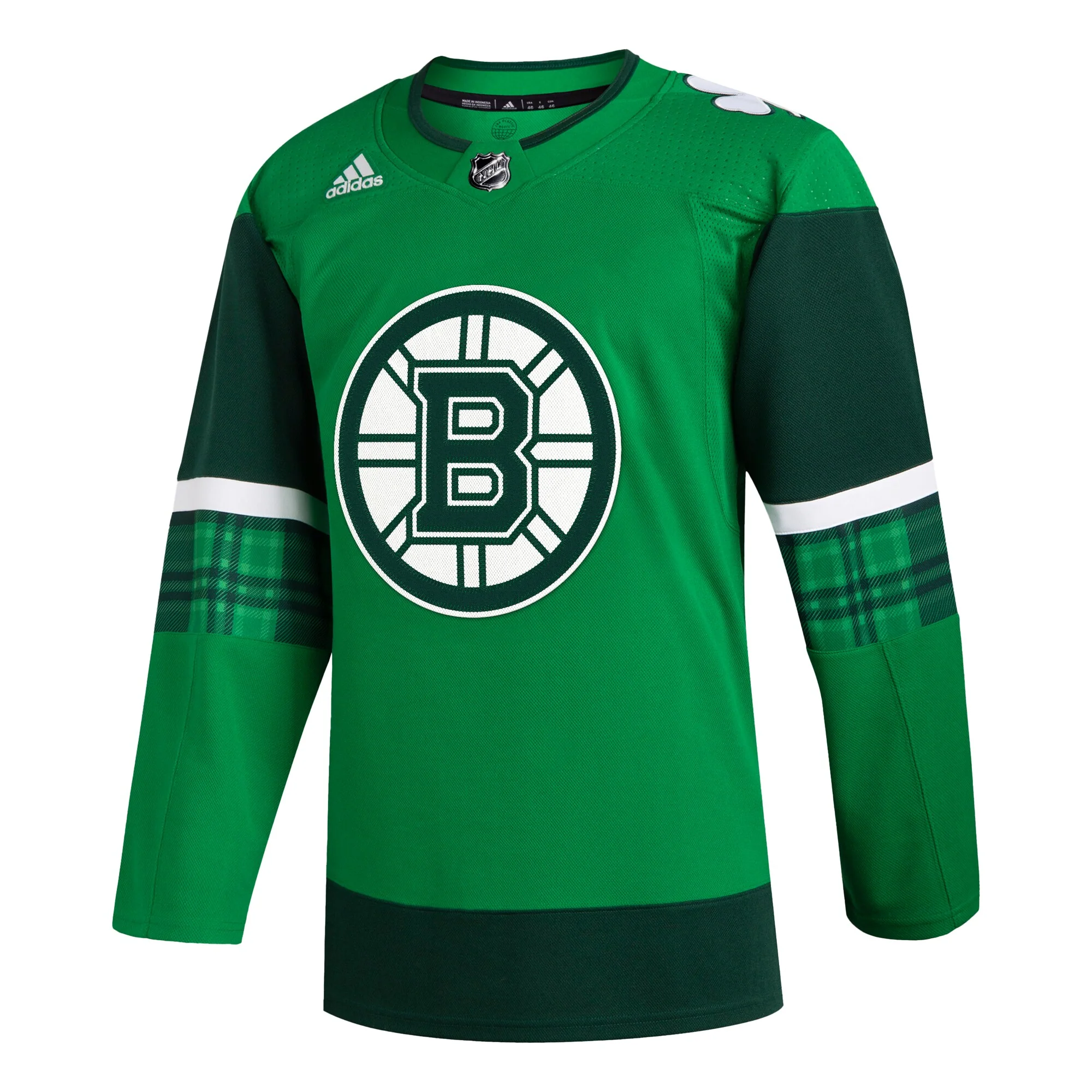 Boston Bruins   2023 St. Patrick's Day Primegreen   Jersey - Kelly Green