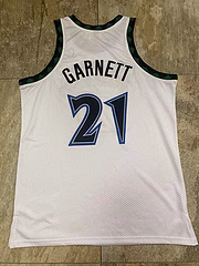 Kevin Garnett Minnesota Timberwolves 21 White MN