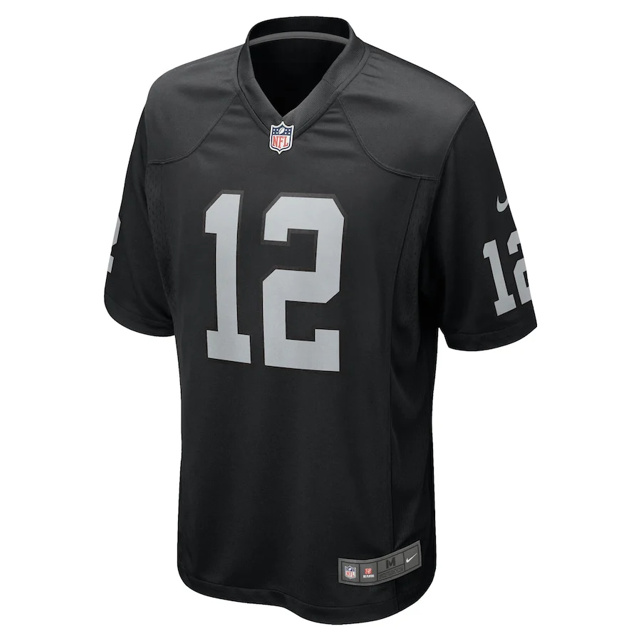 Men's Las Vegas Raiders Aidan O'Connell Nike Black Team Game Jersey