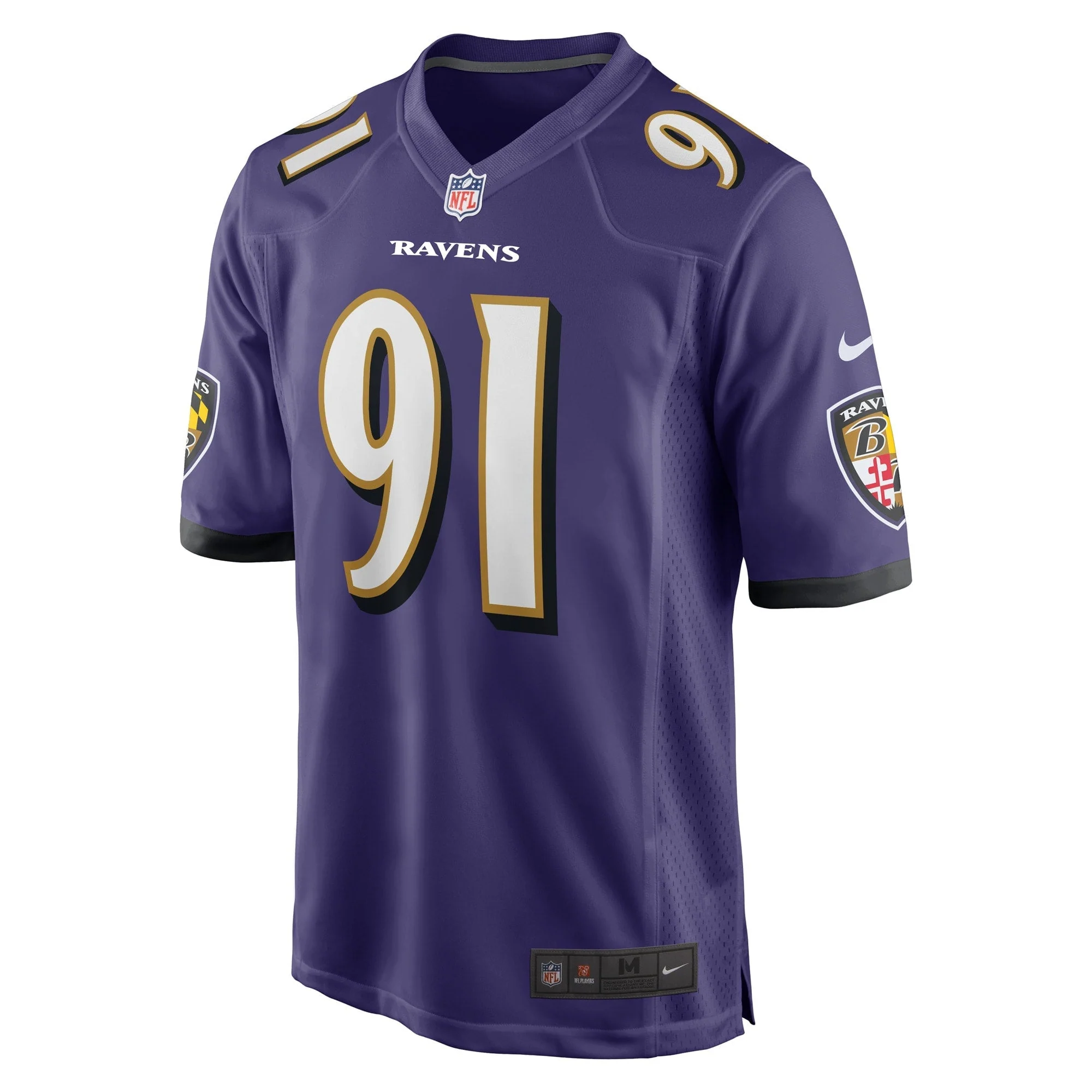 Rayshad Nichols Baltimore Ravens Nike Game   Jersey - Purple