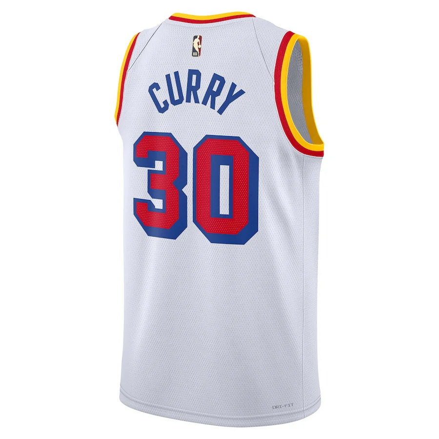 Unisex Golden State Warriors Stephen Curry  White 2024/25 Swingman Jersey - Classic Edition