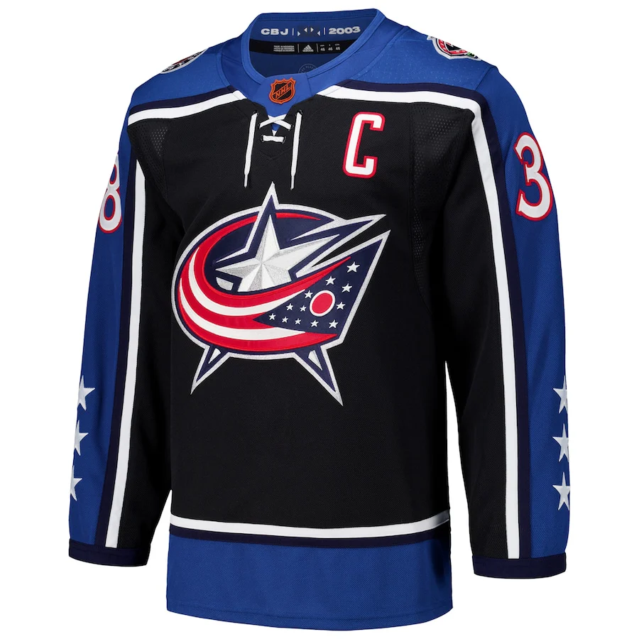 Boone Jenner Columbus Blue Jackets   Reverse Retro 2.0   Jersey - Black
