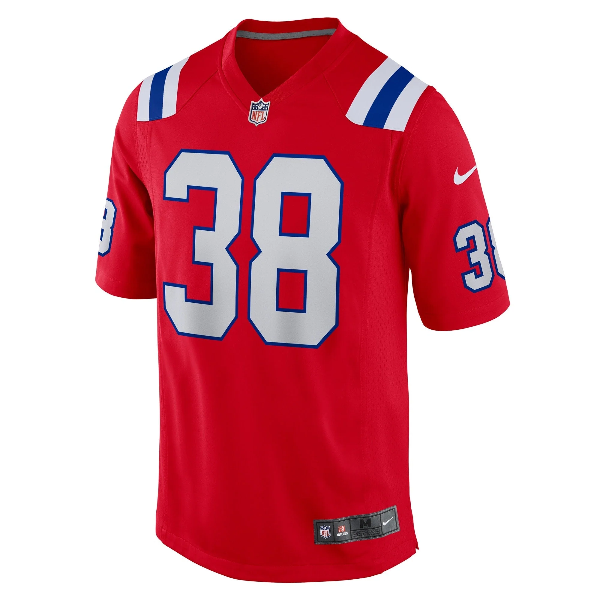 Rhamondre Stevenson New England Patriots Nike Alternate Game   Jersey - Red
