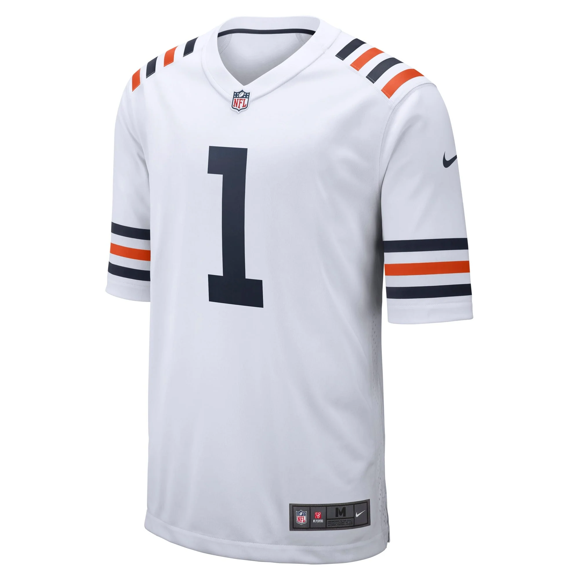 Justin Fields Chicago Bears Nike 2021 NFL active First Round Pick Alternate Classic Game Jersey - White