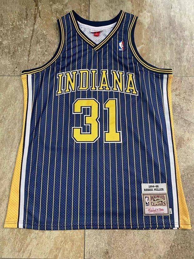 Reggie Miller Indiana Pacers Throwback Jersey