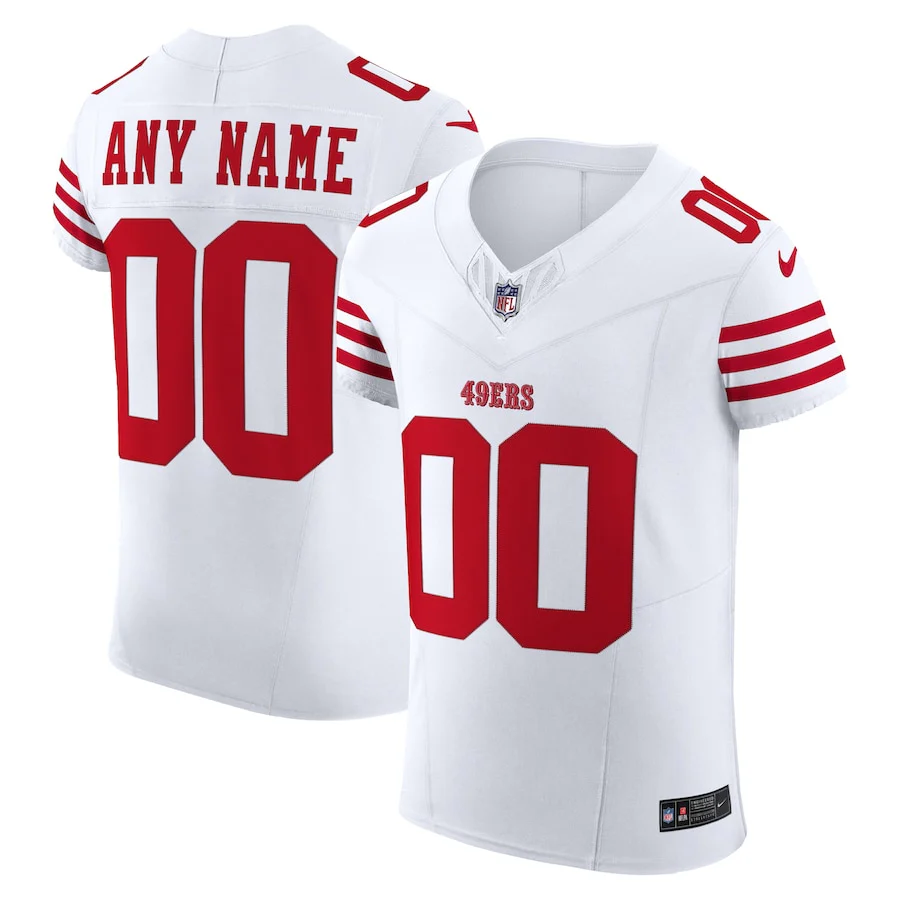 Men's Nike Scarlet San Francisco 49ers Vapor F.U.S.E. Elite Custom Jersey