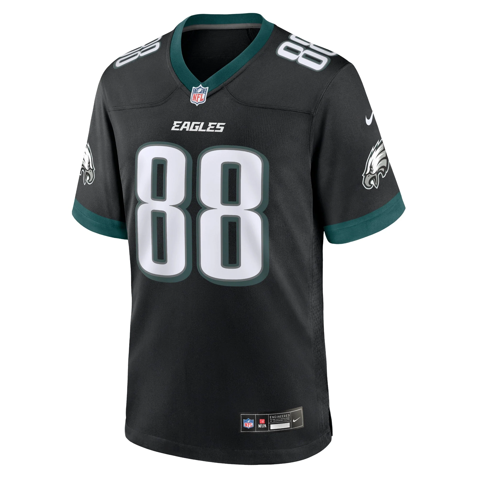 Dallas Goedert Philadelphia Eagles Nike Alternate Game Jersey - Black