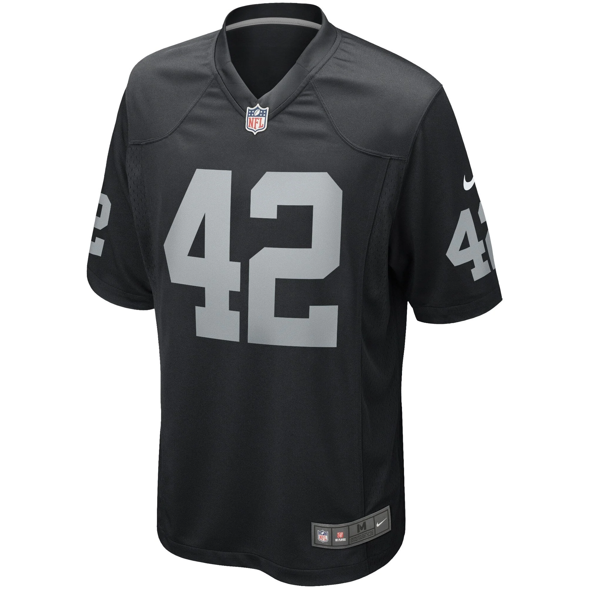 Ronnie Lott Las Vegas Raiders Nike Game Retired   Jersey - Black