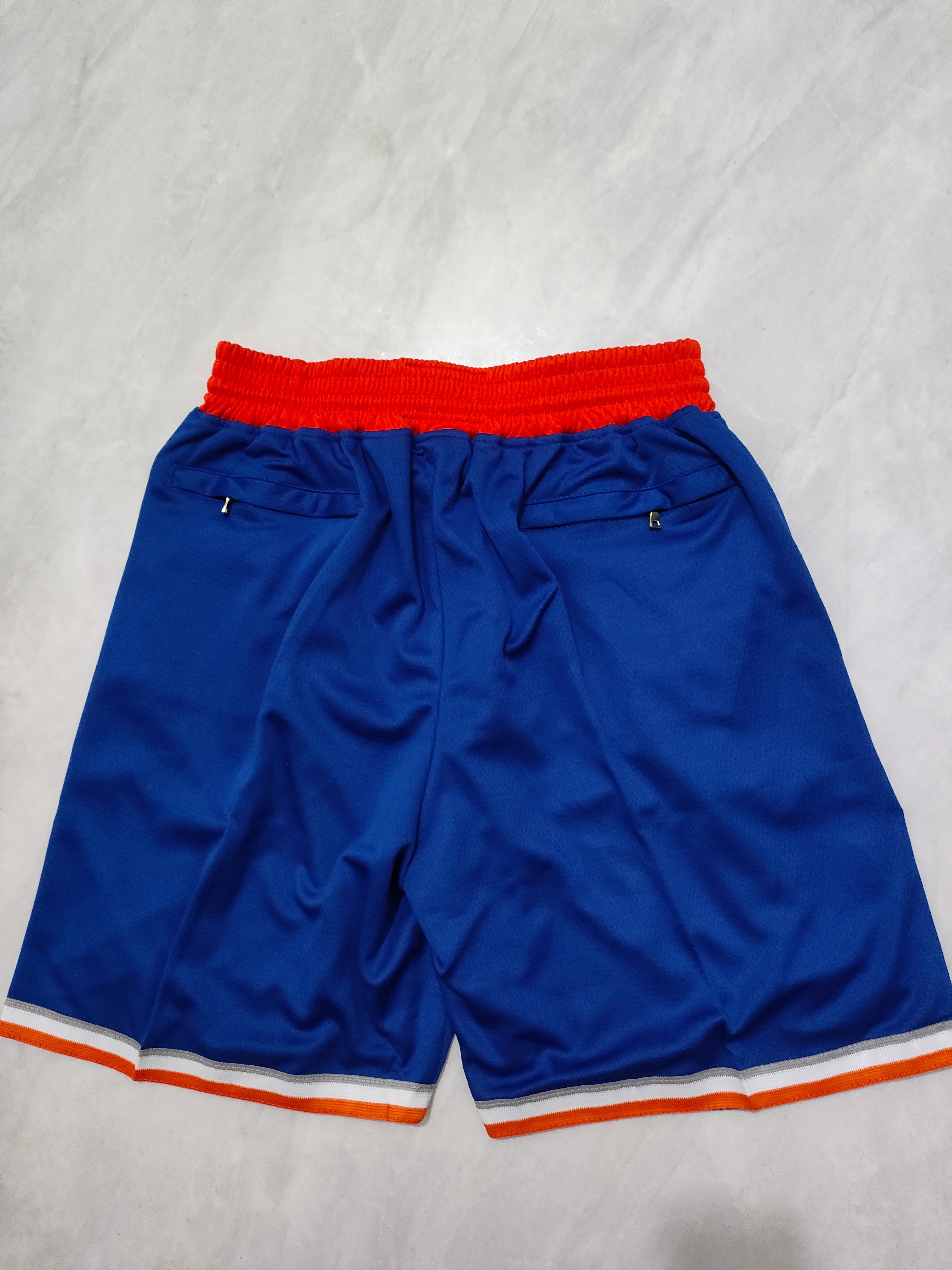 JUST DON New York Knicks Blue Pocket Shorts