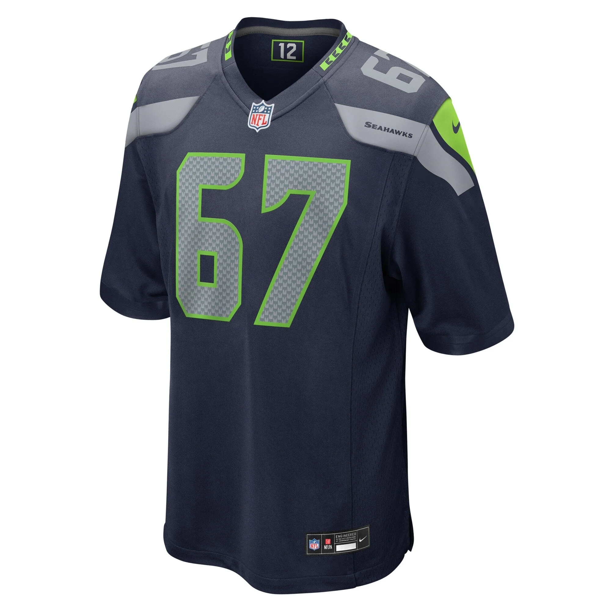 Charles Cross Seattle Seahawks Nike  Game Jersey -  College Navy