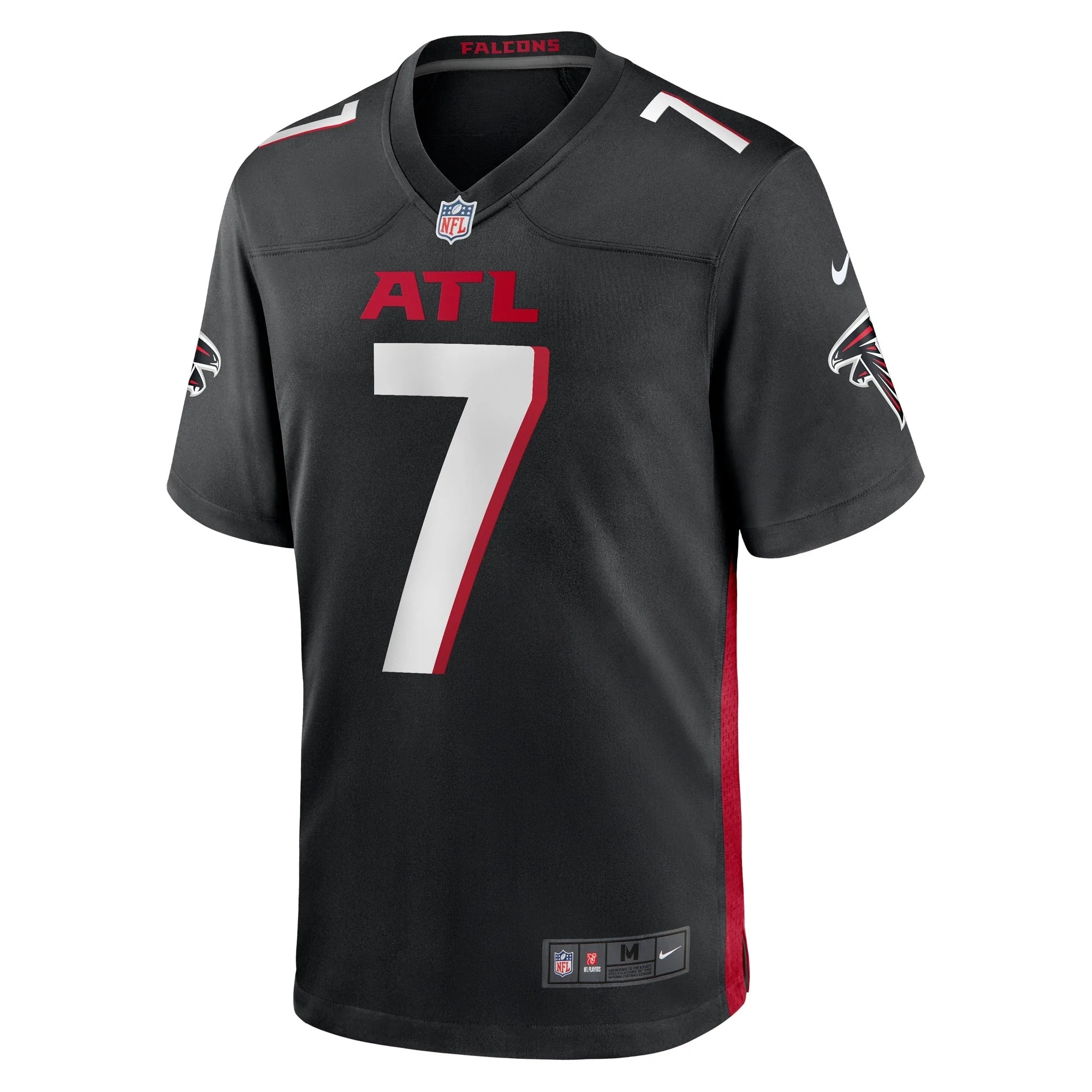 Bijan Robinson Atlanta Falcons Nike 2023 NFL active First Round Pick Game Jersey - Black