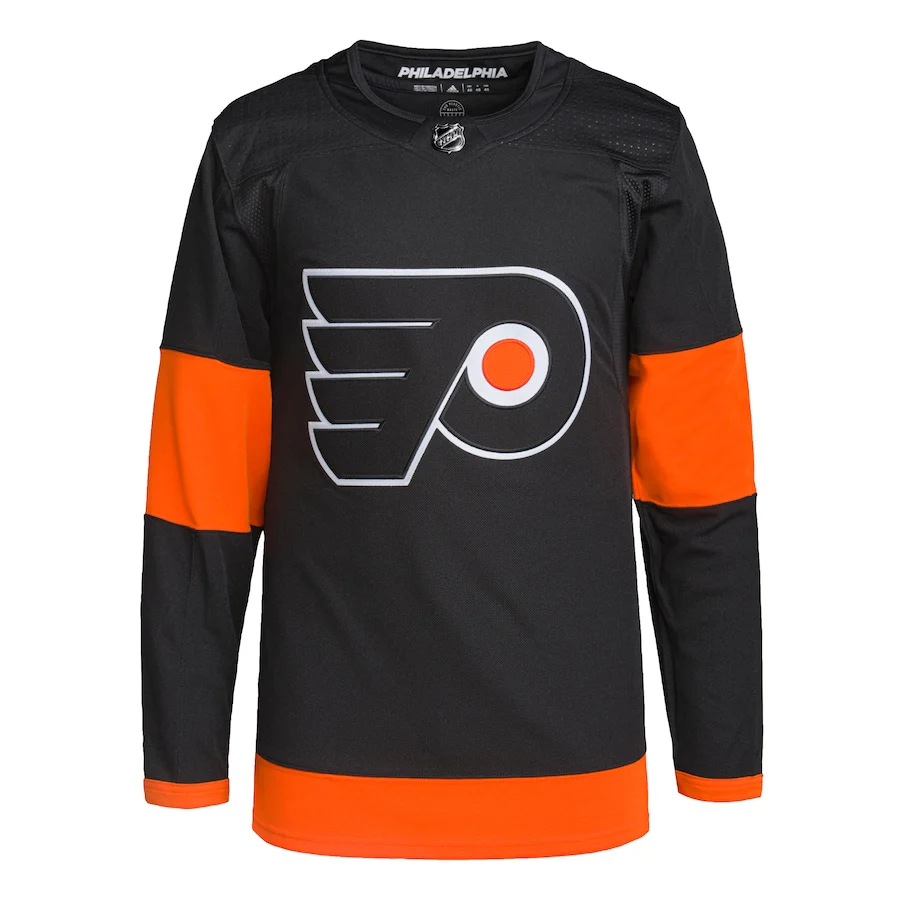 Men's Philadelphia Flyers adidas Black Alternate Primegreen Authentic Jersey