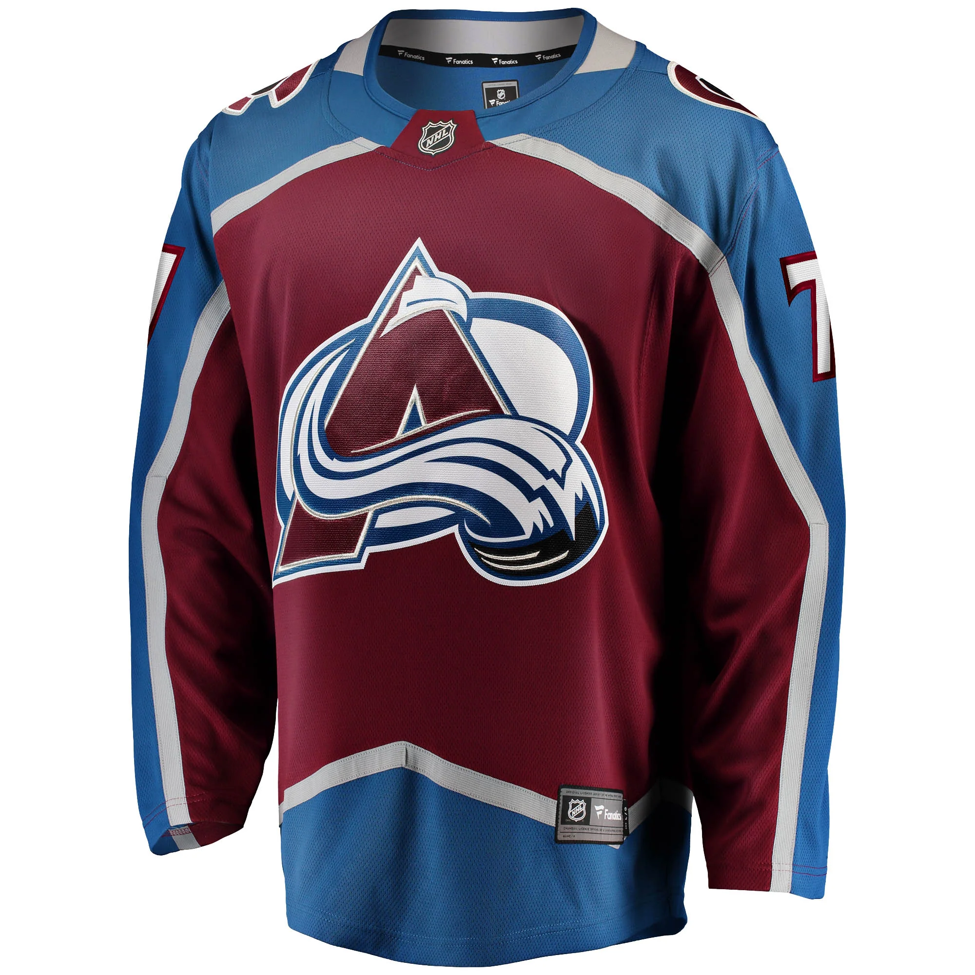 Devon Toews Colorado Avalanche   Home Breakaway  Jersey - Burgundy