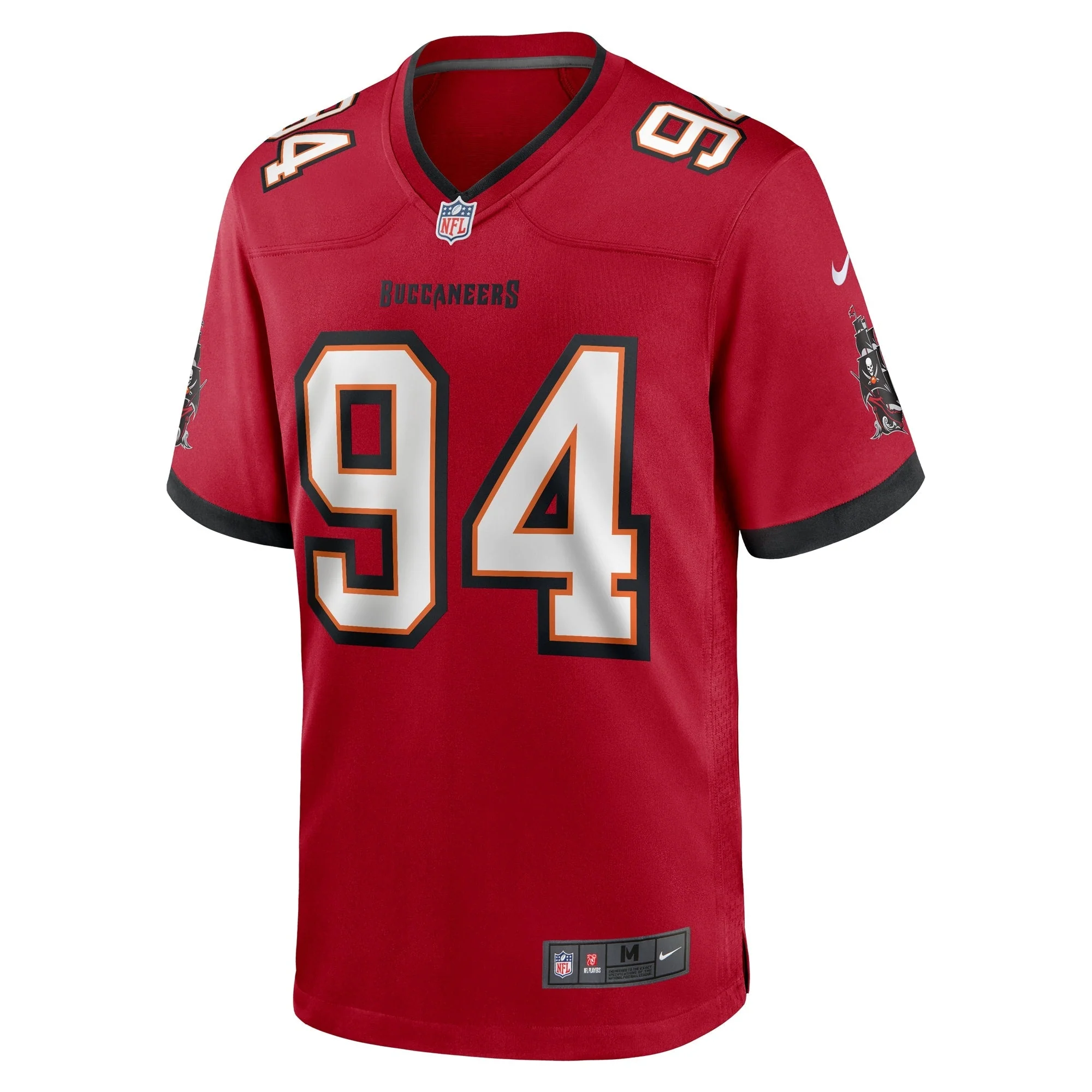 Calijah Kancey Tampa Bay Buccaneers Nike  Game Jersey - Red