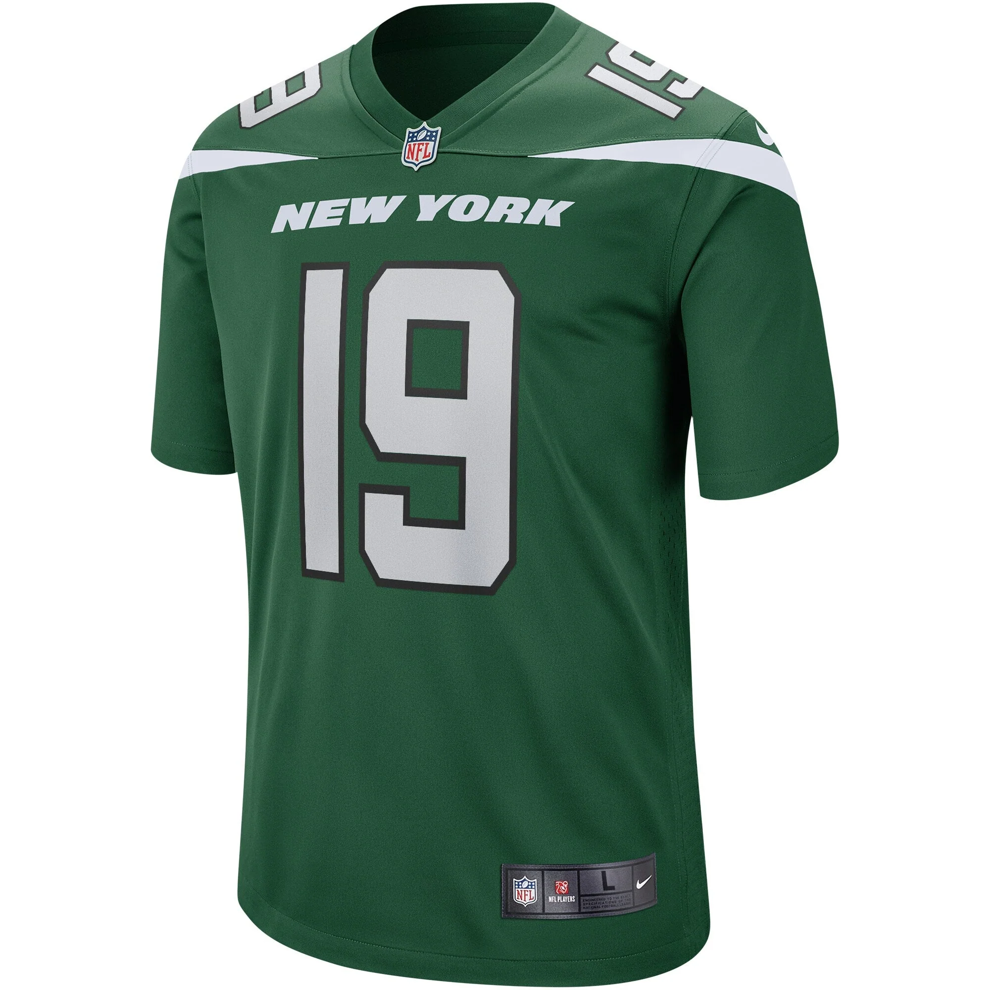 Keyshawn Johnson New York Jets Nike Game Retired   Jersey - Gotham Green