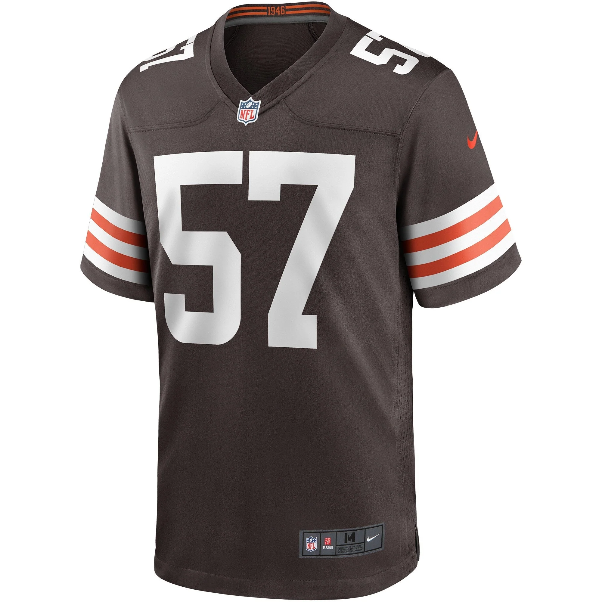Clay Matthews Cleveland Browns Nike Game Retired   Jersey - Brown