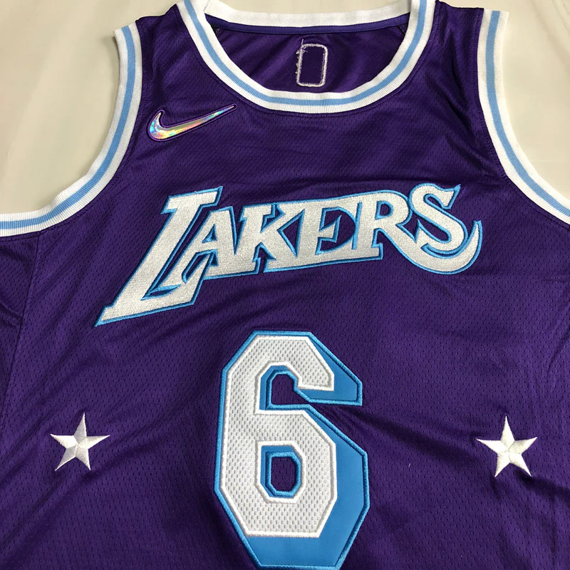 Los Angeles Lakers James Purple 6 MN