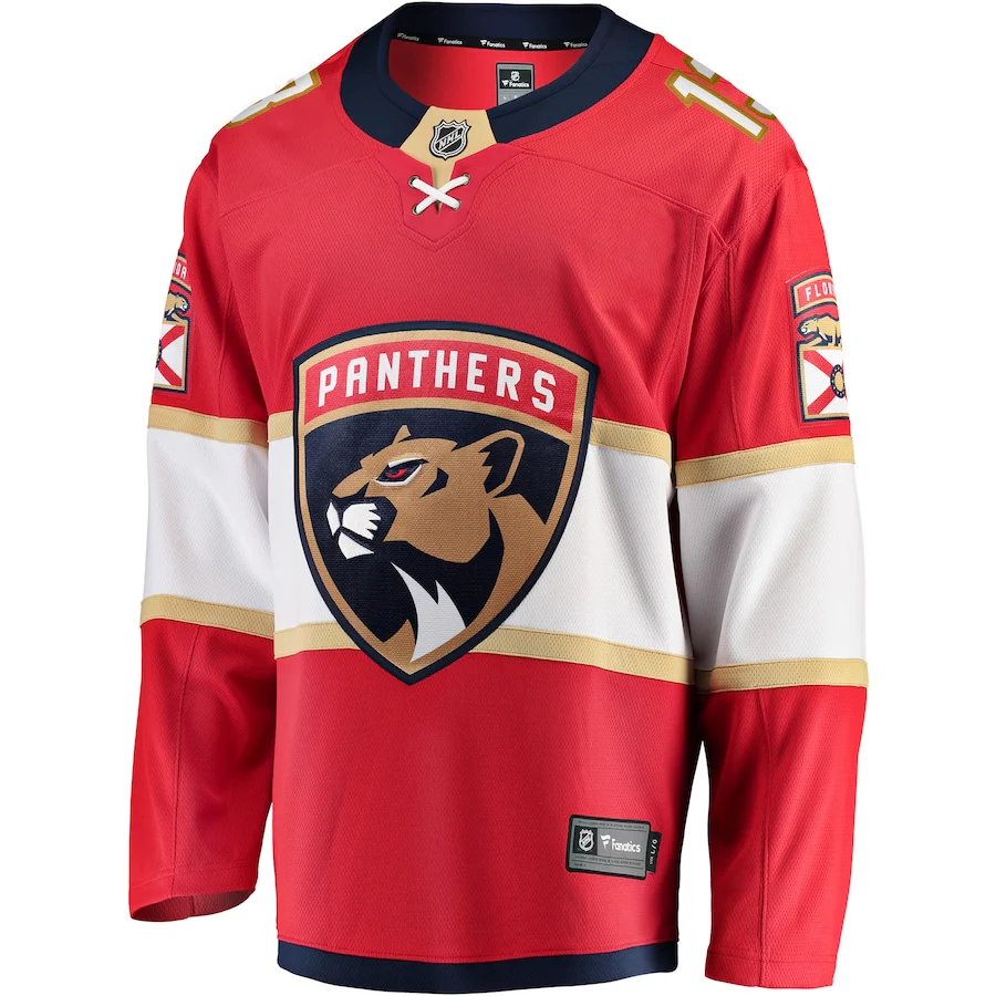 Sam Reinhart Florida Panthers   Breakaway  Jersey - Red