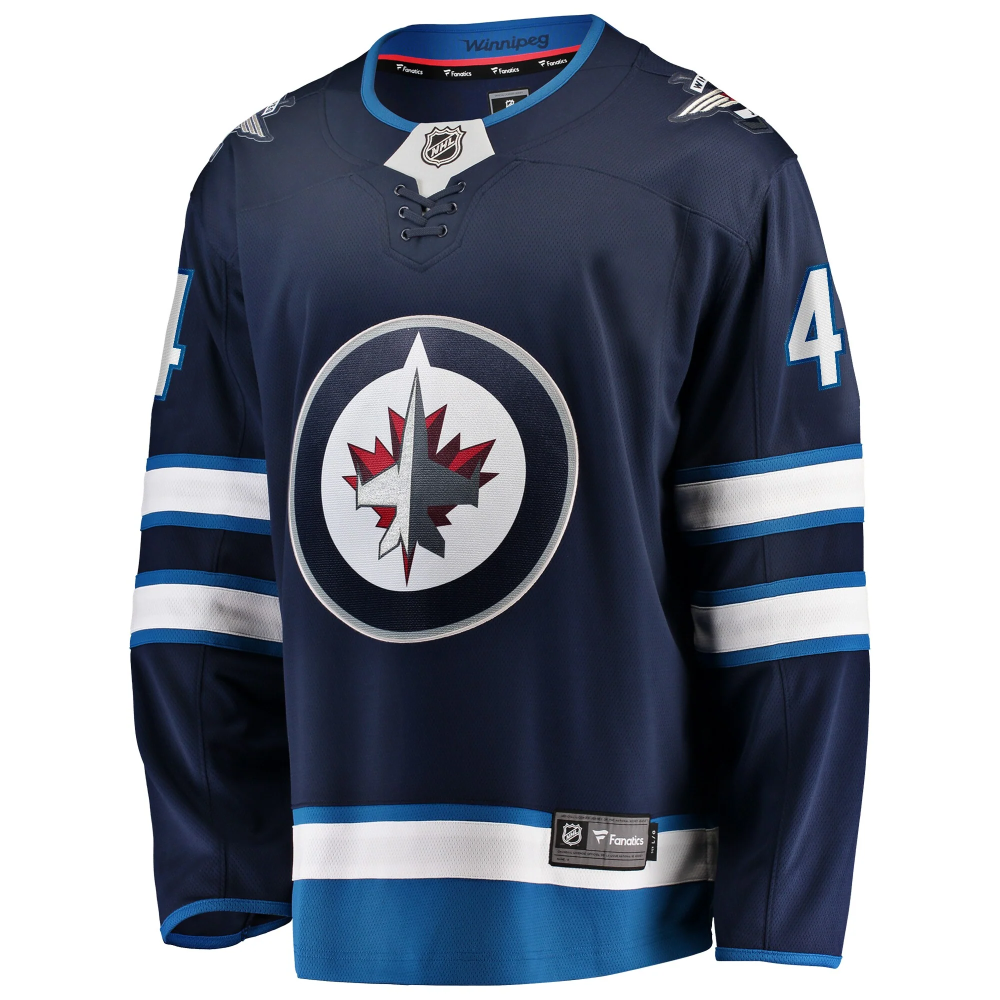 Men's Winnipeg Jets Neal Pionk Fanatics Navy Jersey