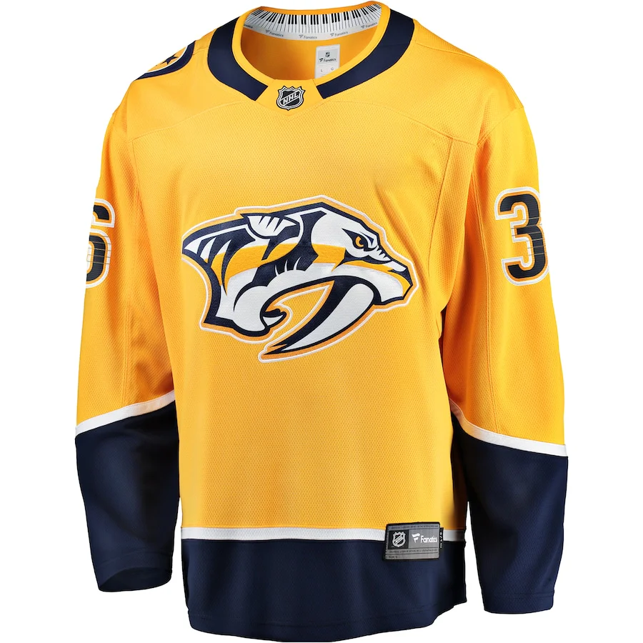 Cole Smith Nashville Predators   Premier Breakaway  Jersey - Gold