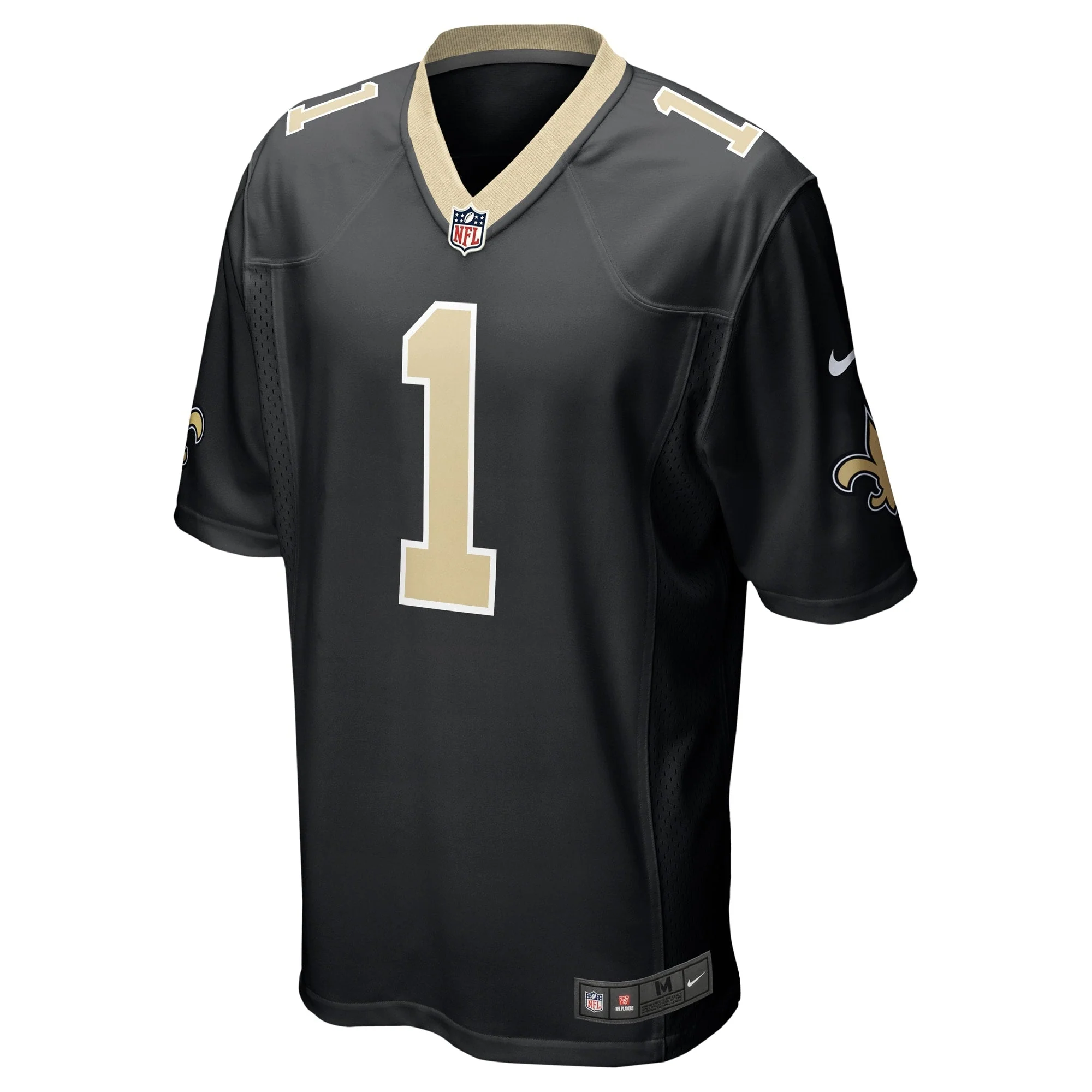 Alontae Taylor New Orleans Saints Nike Team Game Jersey -  Black