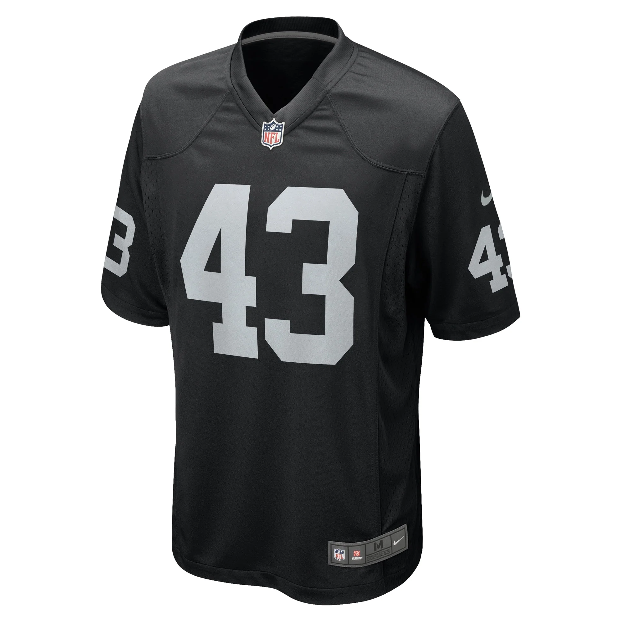 Kanai Mauga Las Vegas Raiders Nike Team Game Jersey -  Black