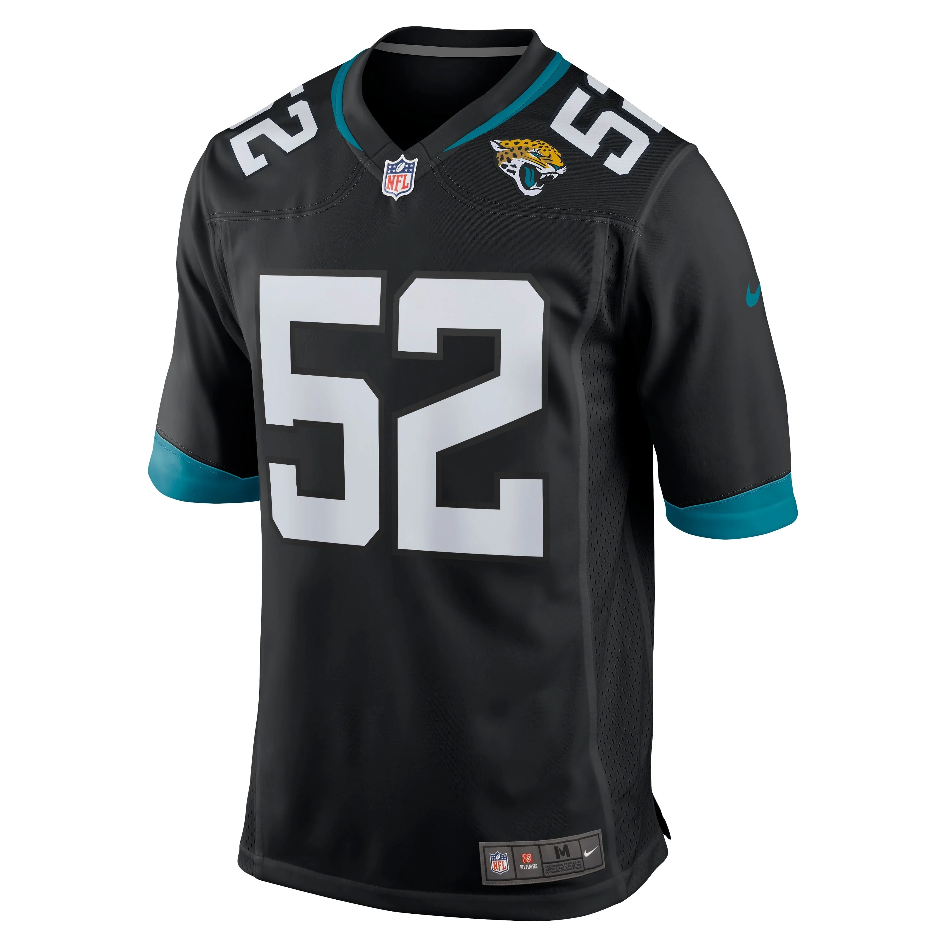 DaVon Hamilton Jacksonville Jaguars Nike Game Jersey - Black