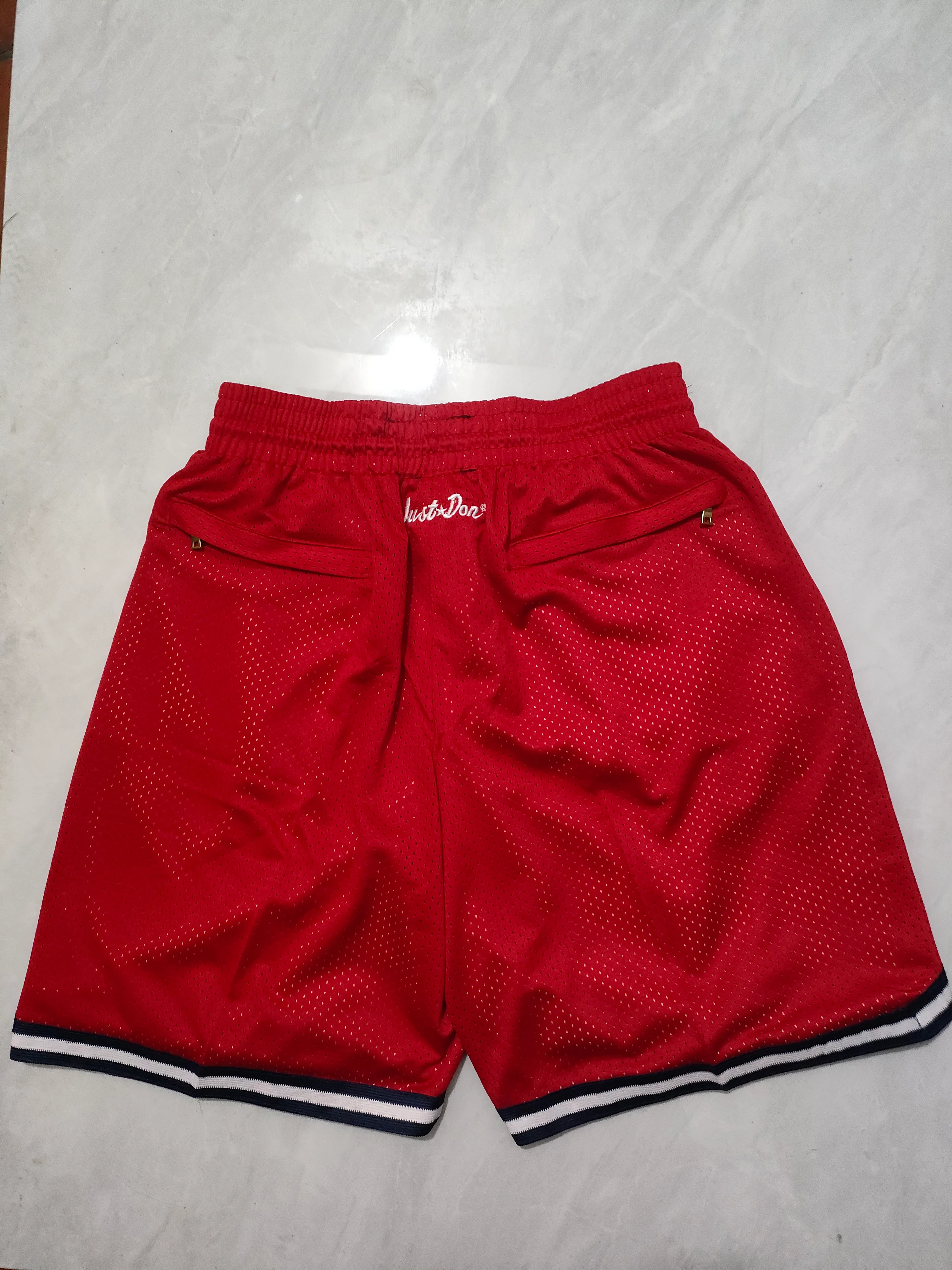 JUST DON USA TEAM Olympic Red Pocket Shorts