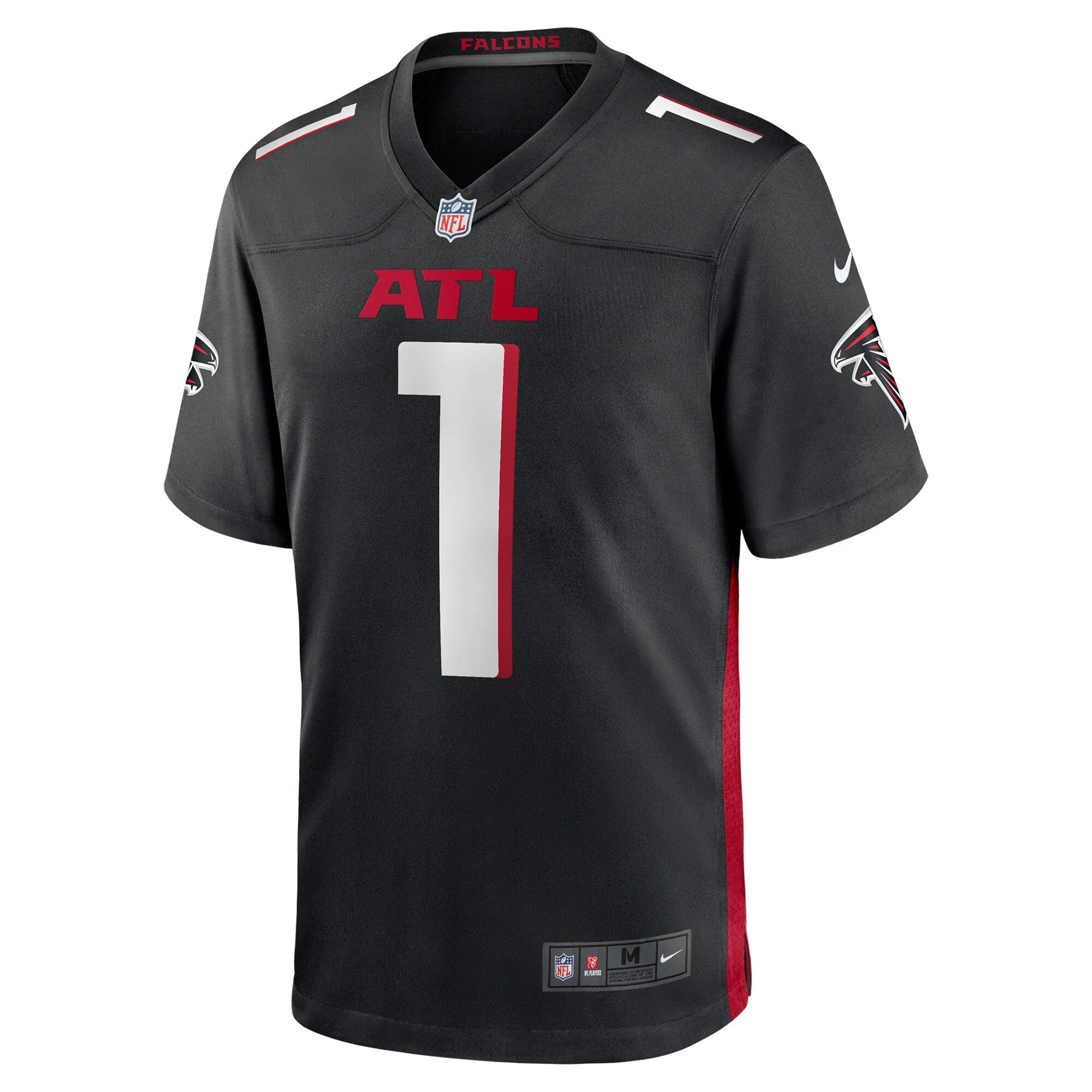 Darnell Mooney Atlanta Falcons Nike Team Game Jersey -  Black