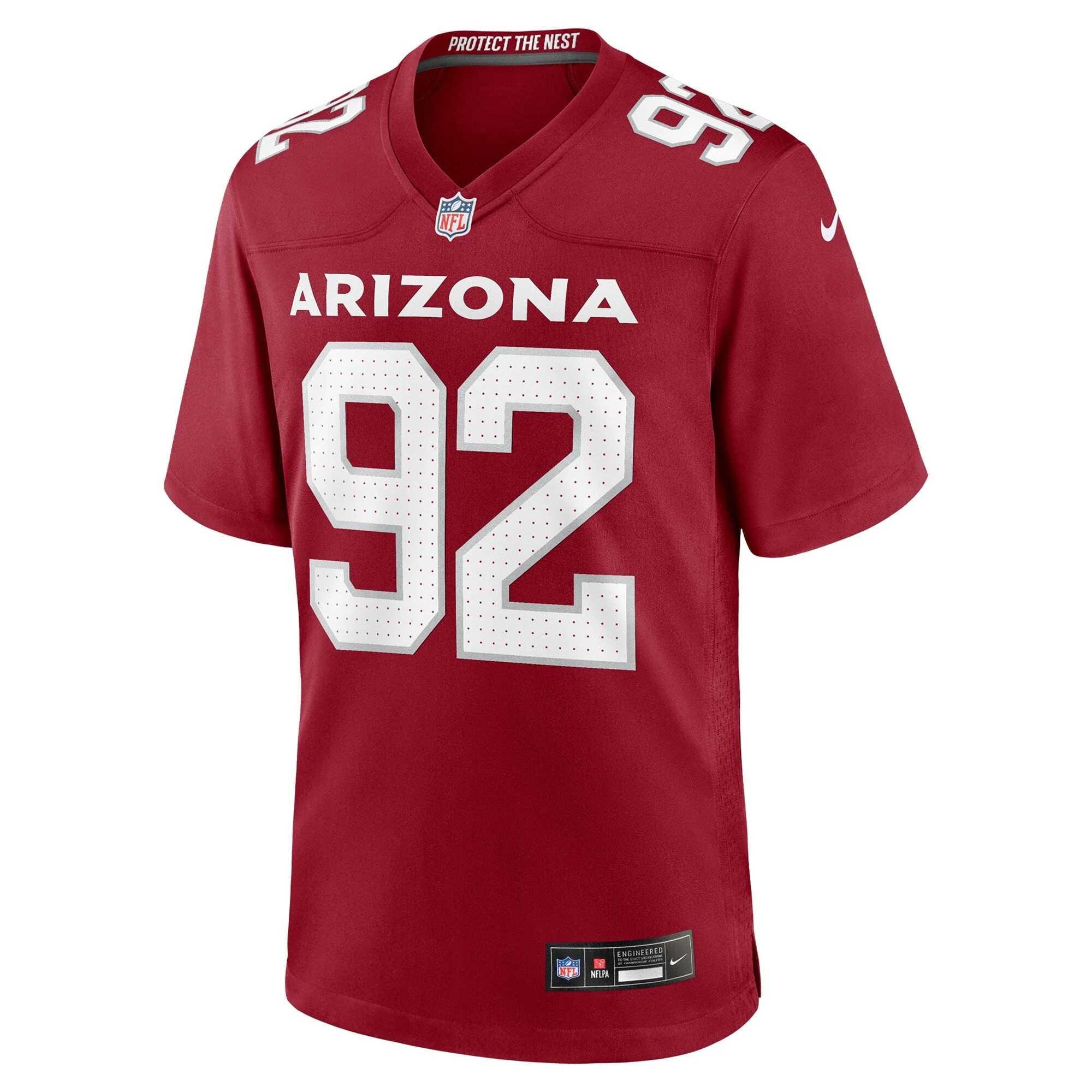 Bilal Nichols Arizona Cardinals Nike Team Game Jersey -  Cardinal