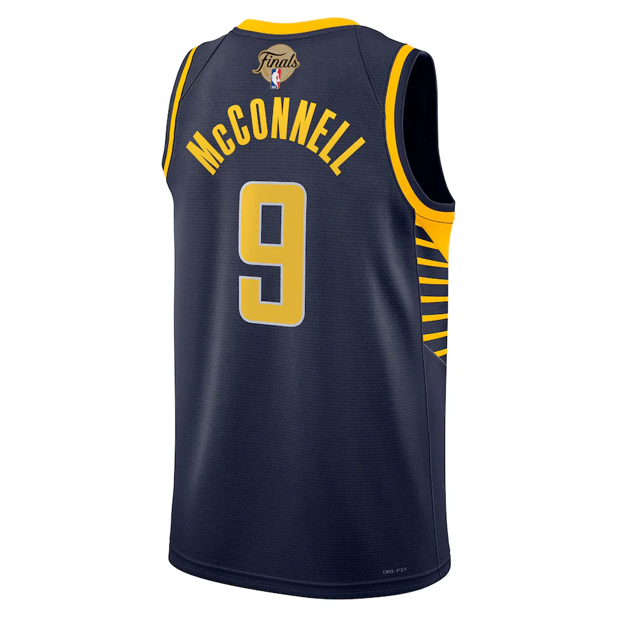 Indiana Pacers Myles Turner Nike Navy 2025 NBA Finals Swingman Jersey - Icon Edition