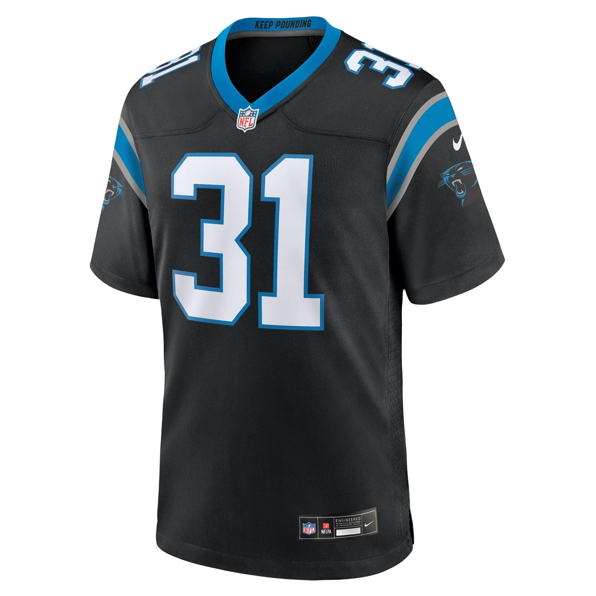 Lamar Jackson Carolina Panthers Nike  Game Jersey -  Black