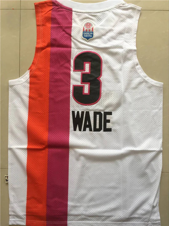 Miami Heat Dwyane Wade Jersey Hardwood Classics Retro 1970-1971 Jersey