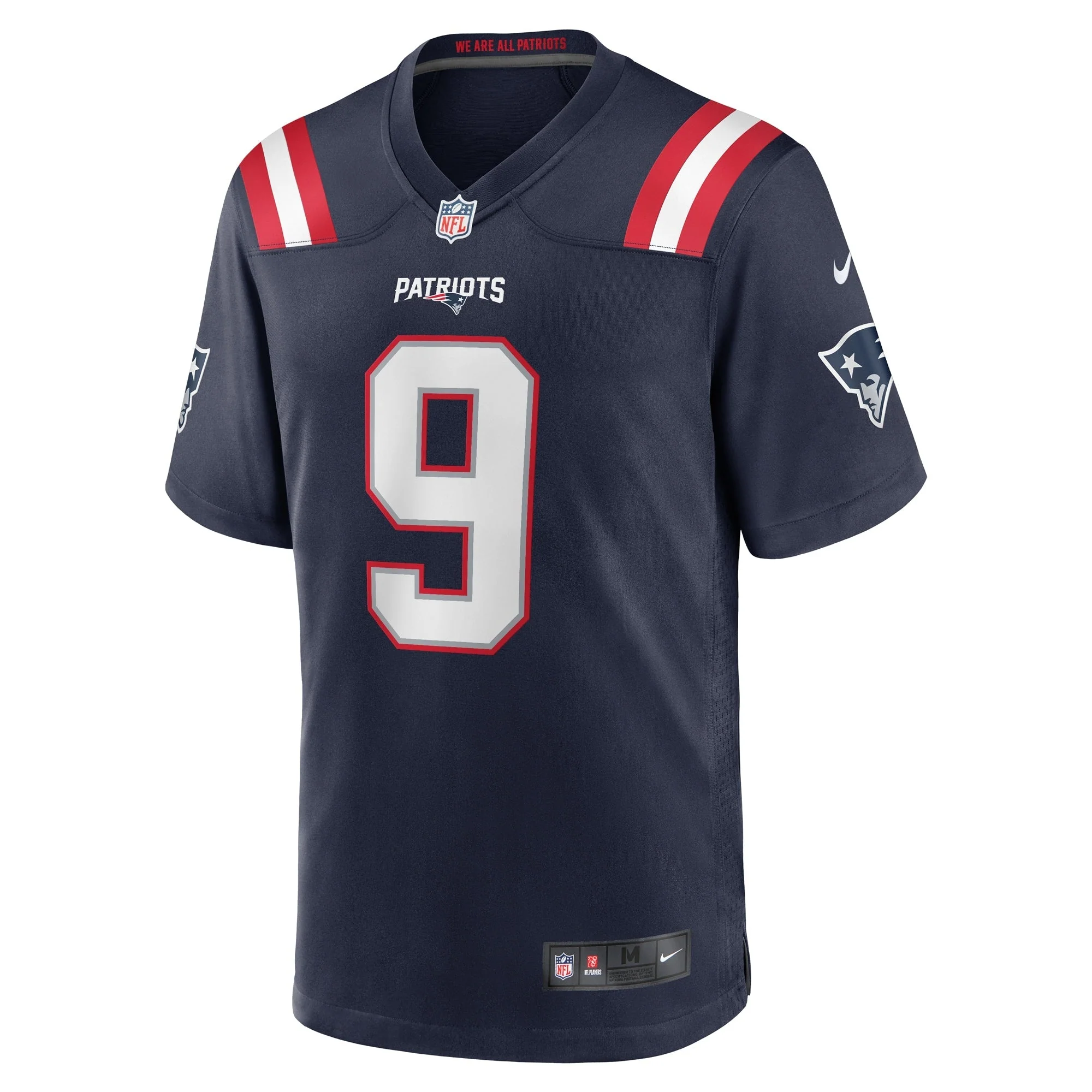 Kayshon Boutte New England Patriots Nike  Game Jersey -  Navy
