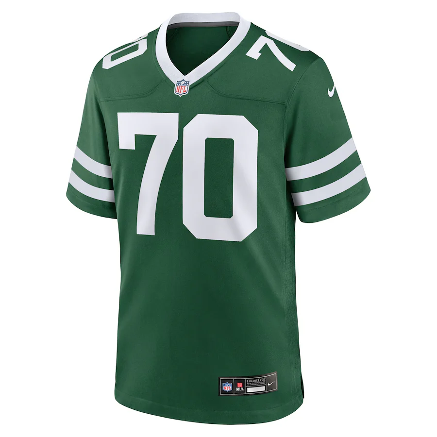 Men's New York Jets Armand Membou Nike Legacy 2025 NFL active First Round Pick Game Jersey