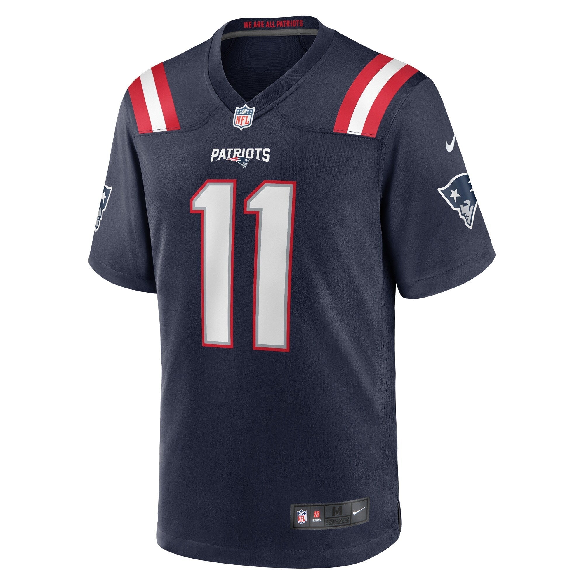Tyquan Thornton New England Patriots Nike Game   Jersey - Navy